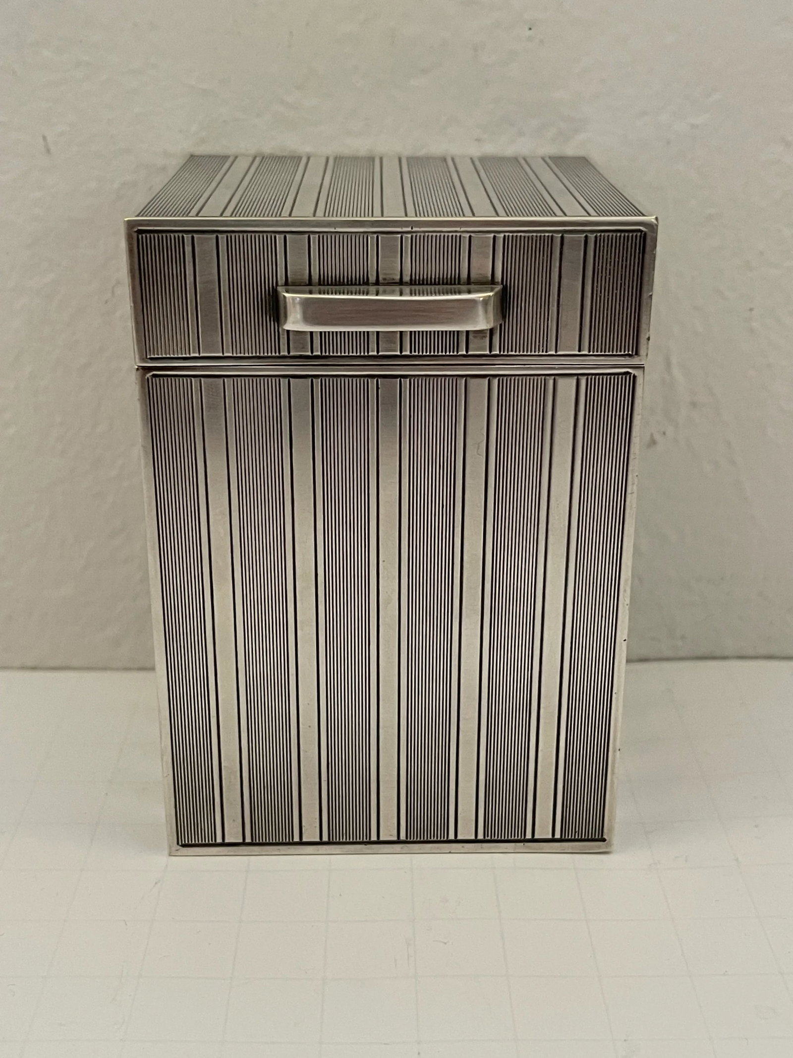 1960s Christian Dior Box Silver Metal - 3