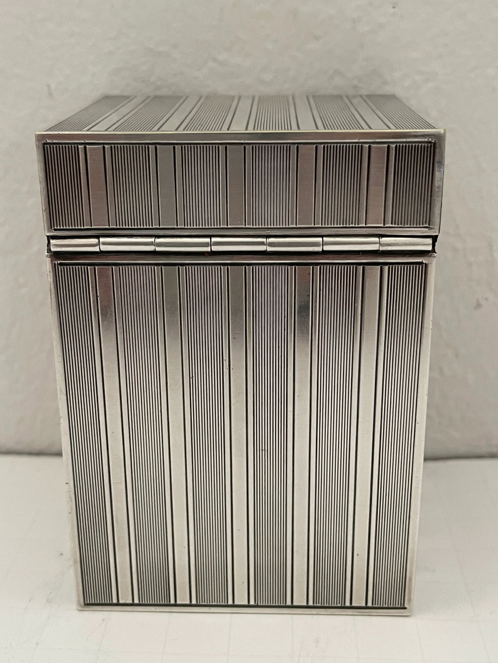 1960s Christian Dior Box Silver Metal - 4