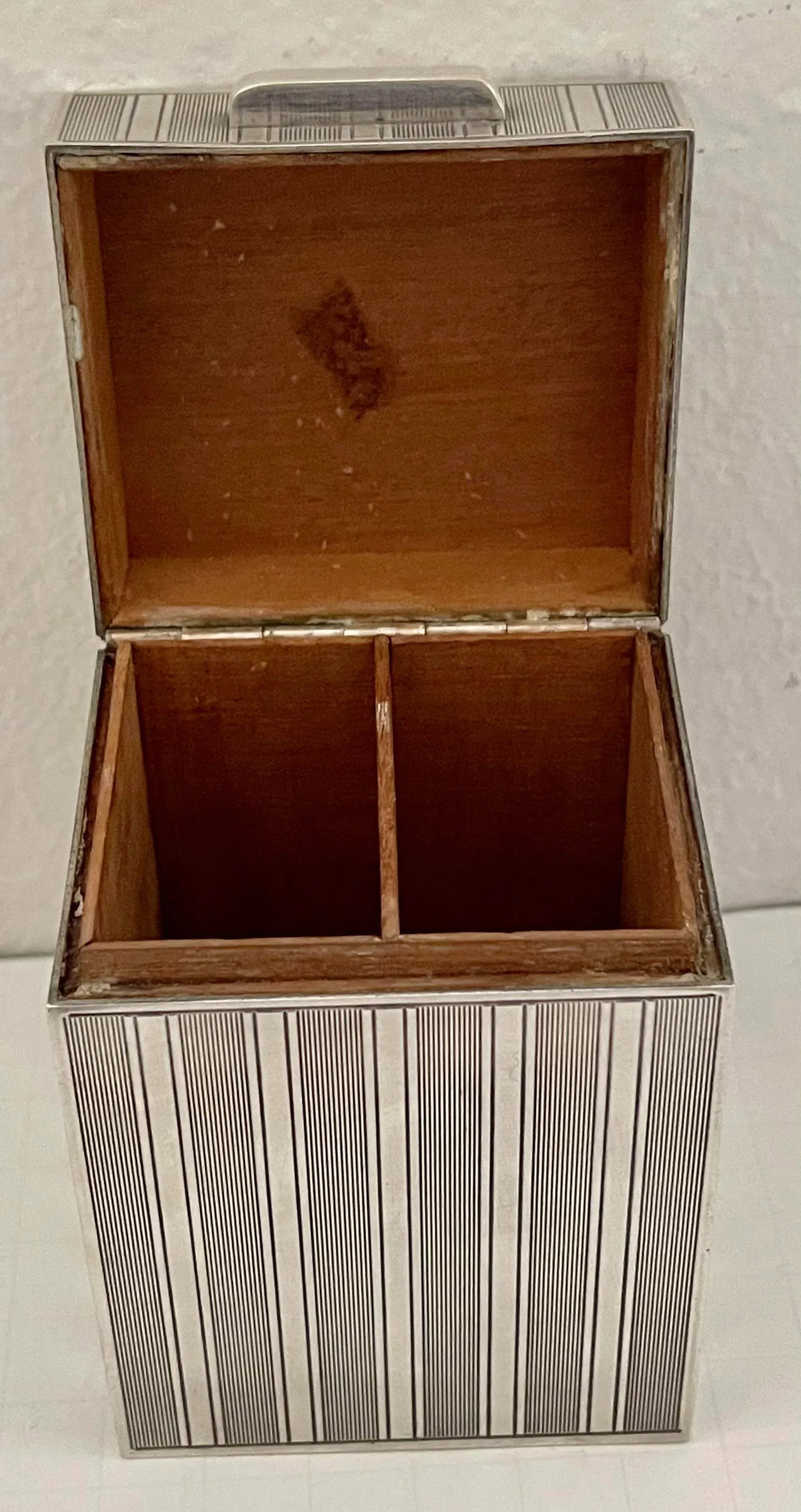 1960s Christian Dior Box Silver Metal - 7