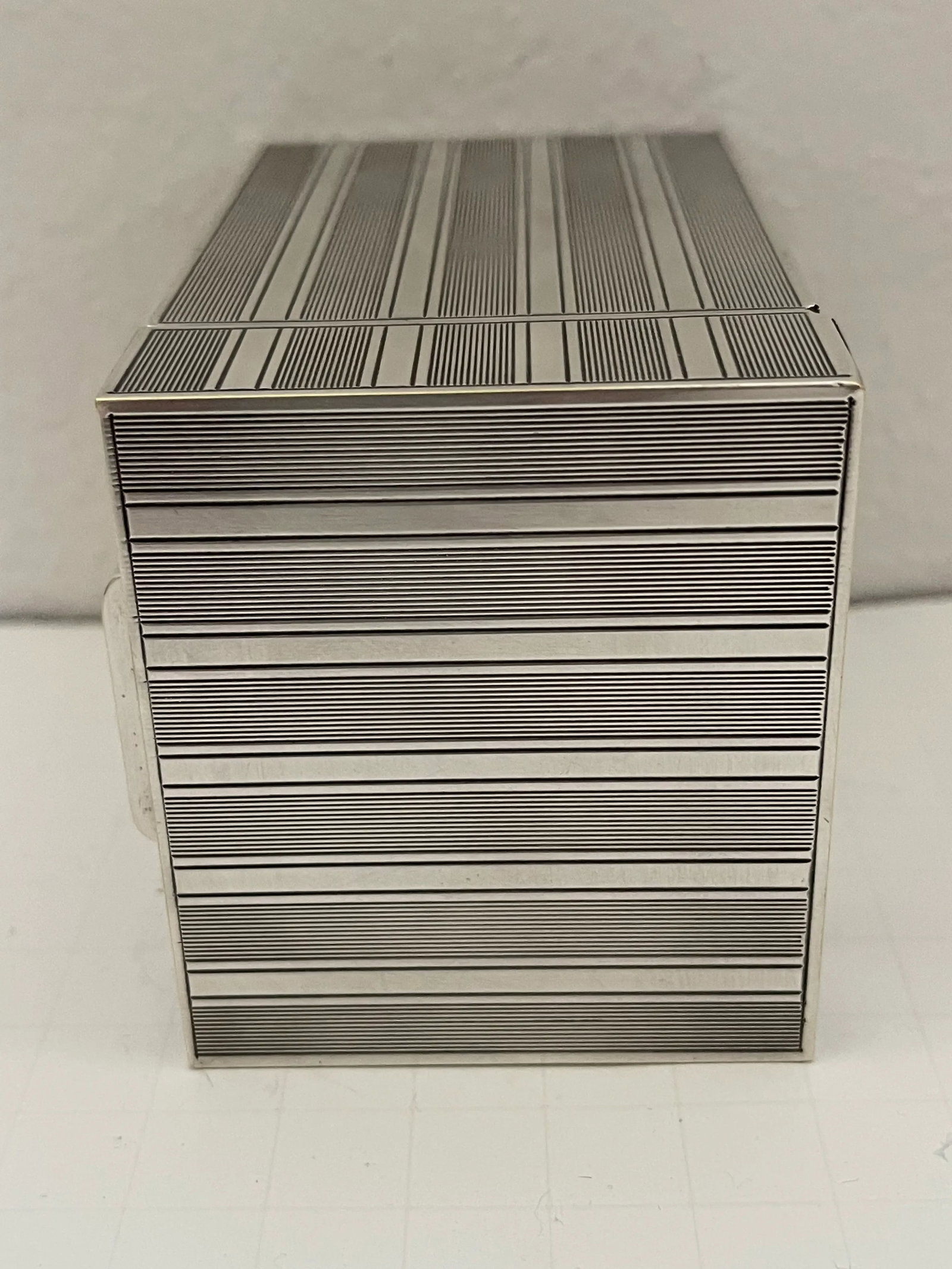 1960s Christian Dior Box Silver Metal - 8