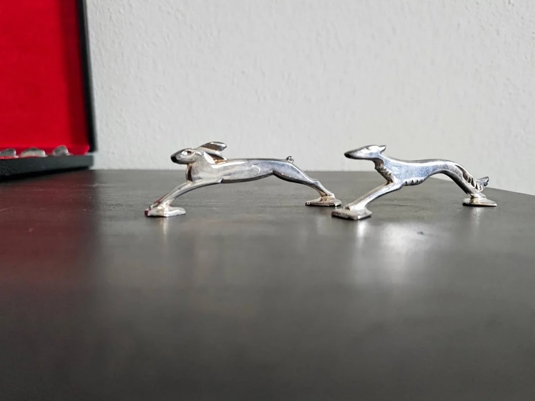Vintage French Art Deco Benjamin Rabier Knife Rests - Set of 12 - 6