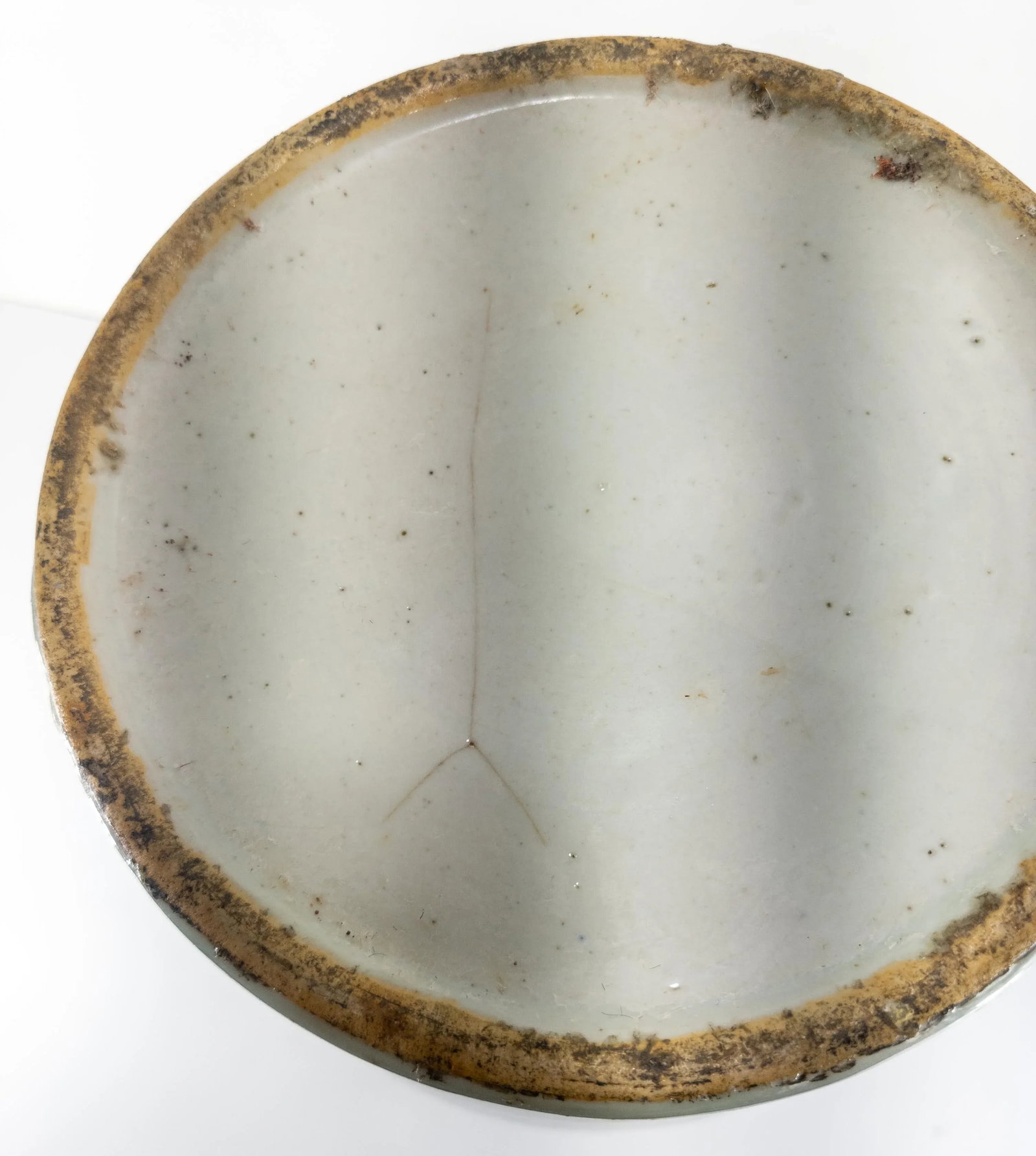 19th Century Chinese Chinoiserie Blue and White Celadon Floor Vase - 12