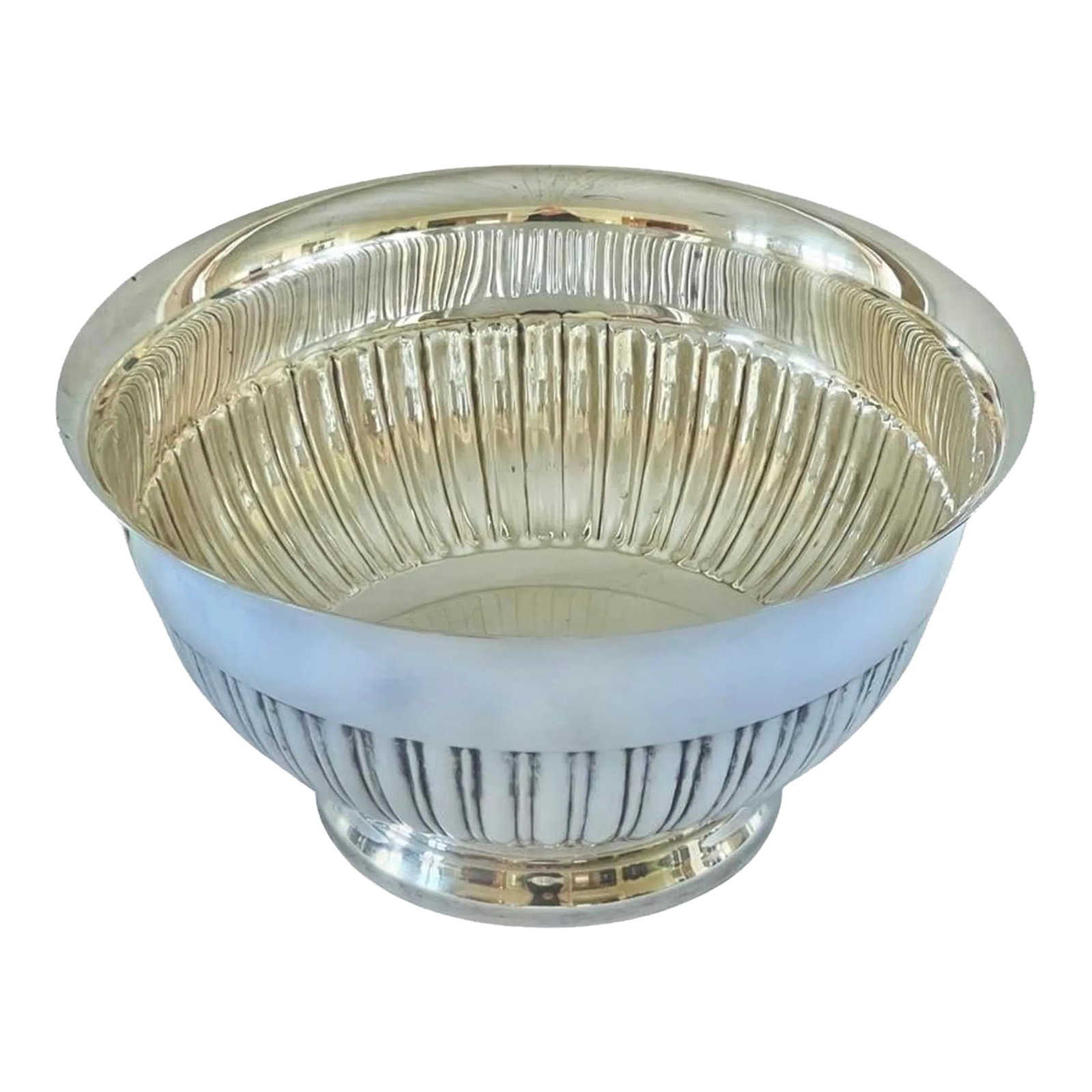 Towle Silversmiths Fine Vintage 1950s Large Silver Footed Bar Tub / Champagne / Wine Cooler (1 of 9)