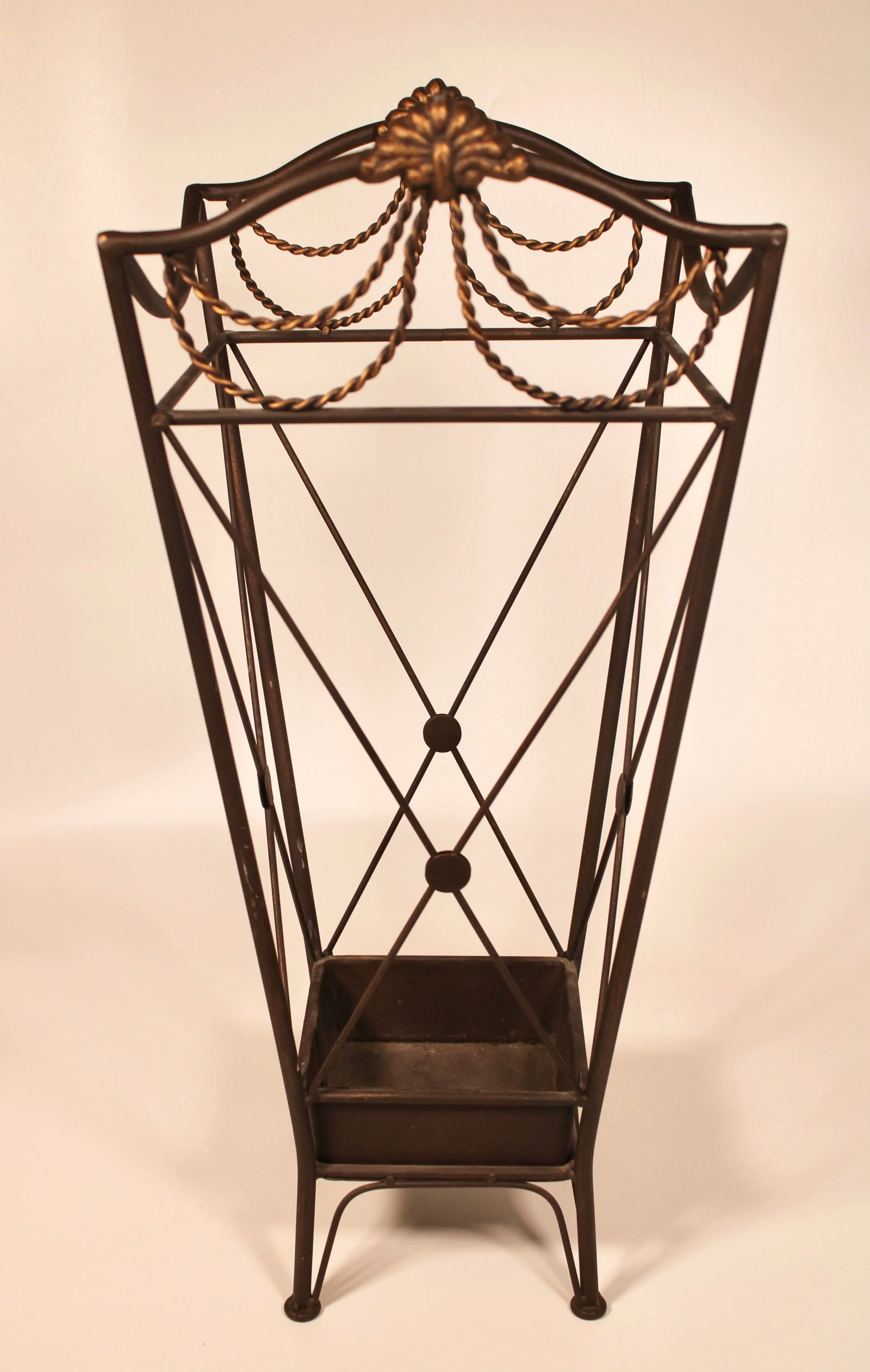 Renaissance Revival Iron Umbrella Stand - 13