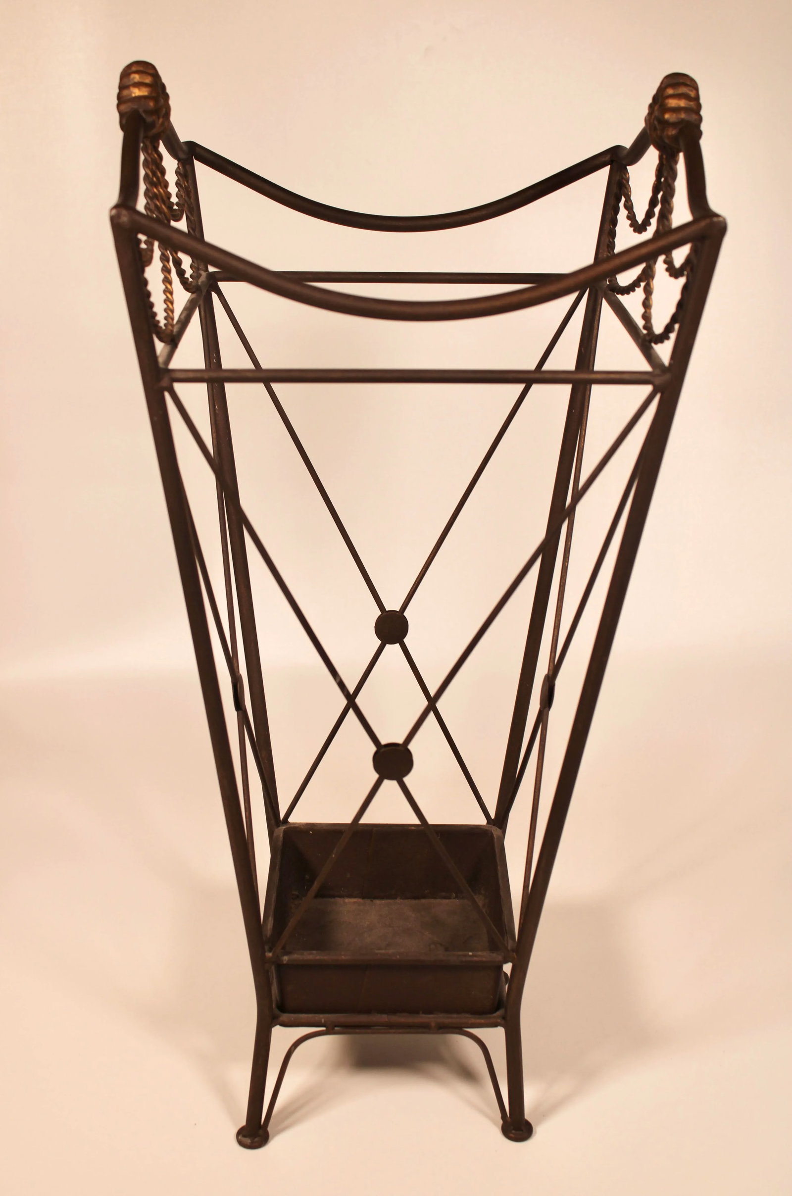 Renaissance Revival Iron Umbrella Stand - 3