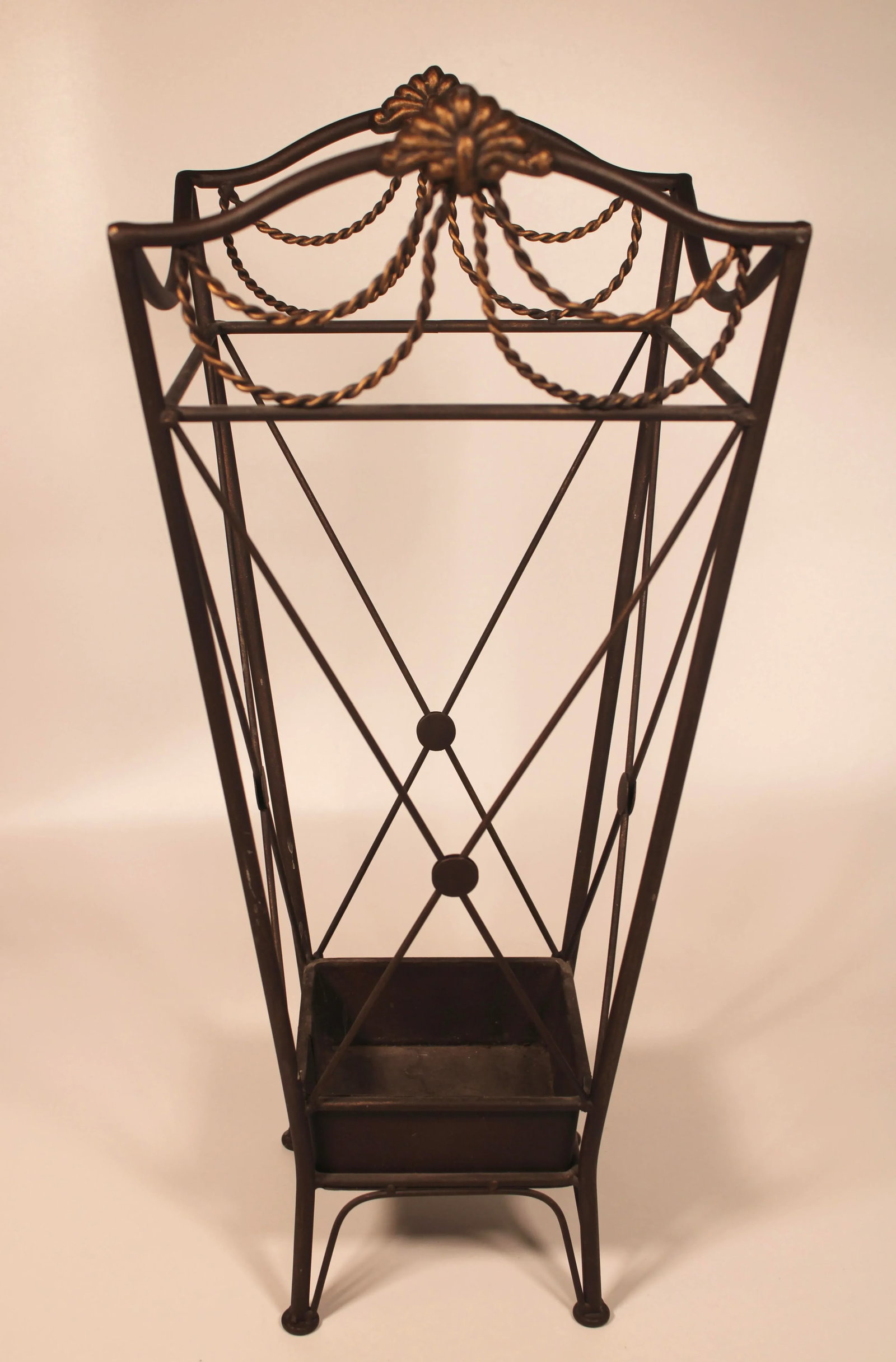 Renaissance Revival Iron Umbrella Stand - 4