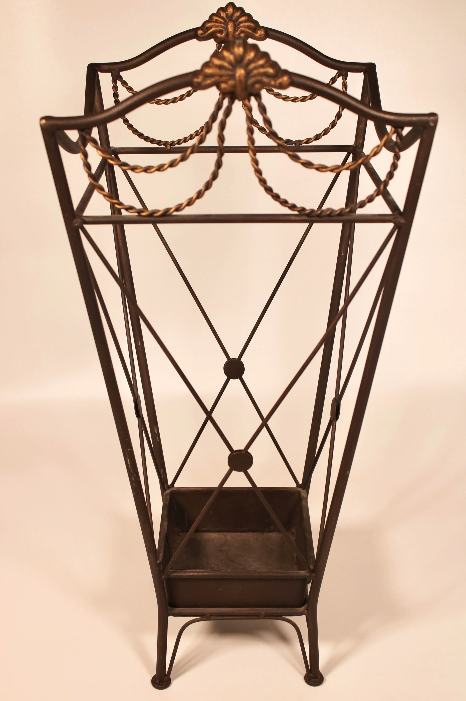Renaissance Revival Iron Umbrella Stand - 5