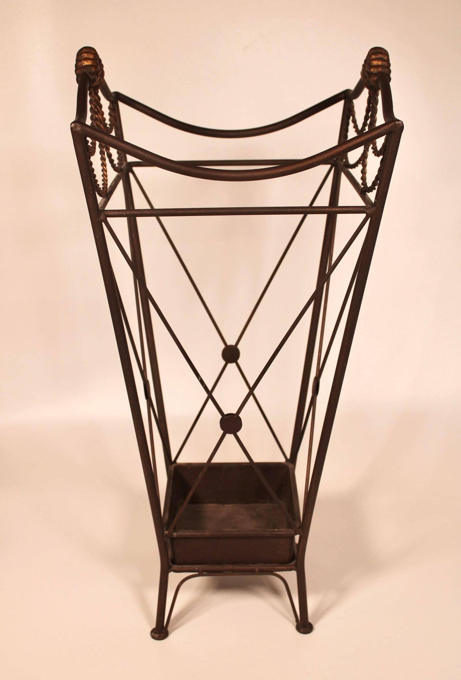 Renaissance Revival Iron Umbrella Stand - 8