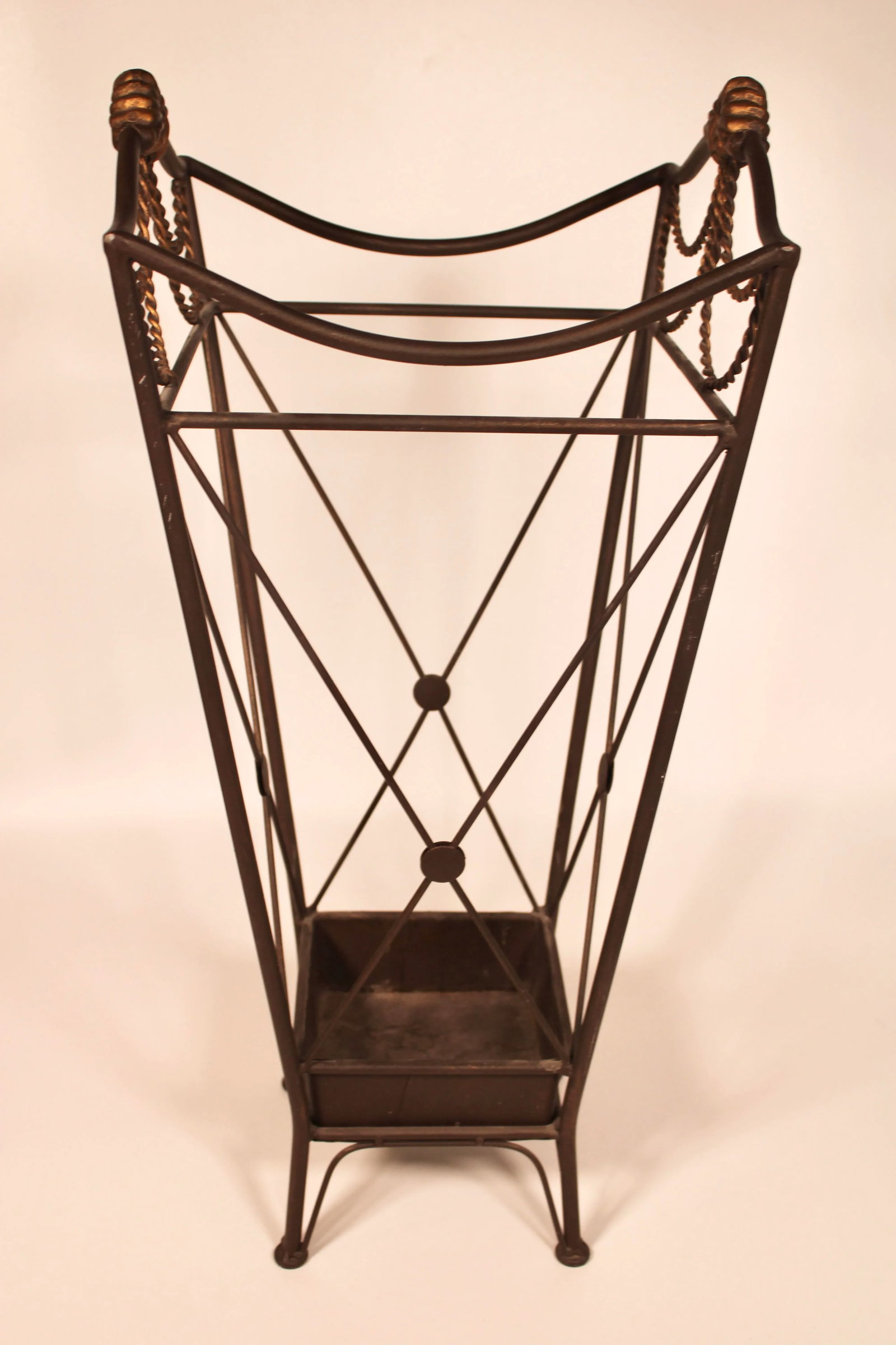 Renaissance Revival Iron Umbrella Stand - 9