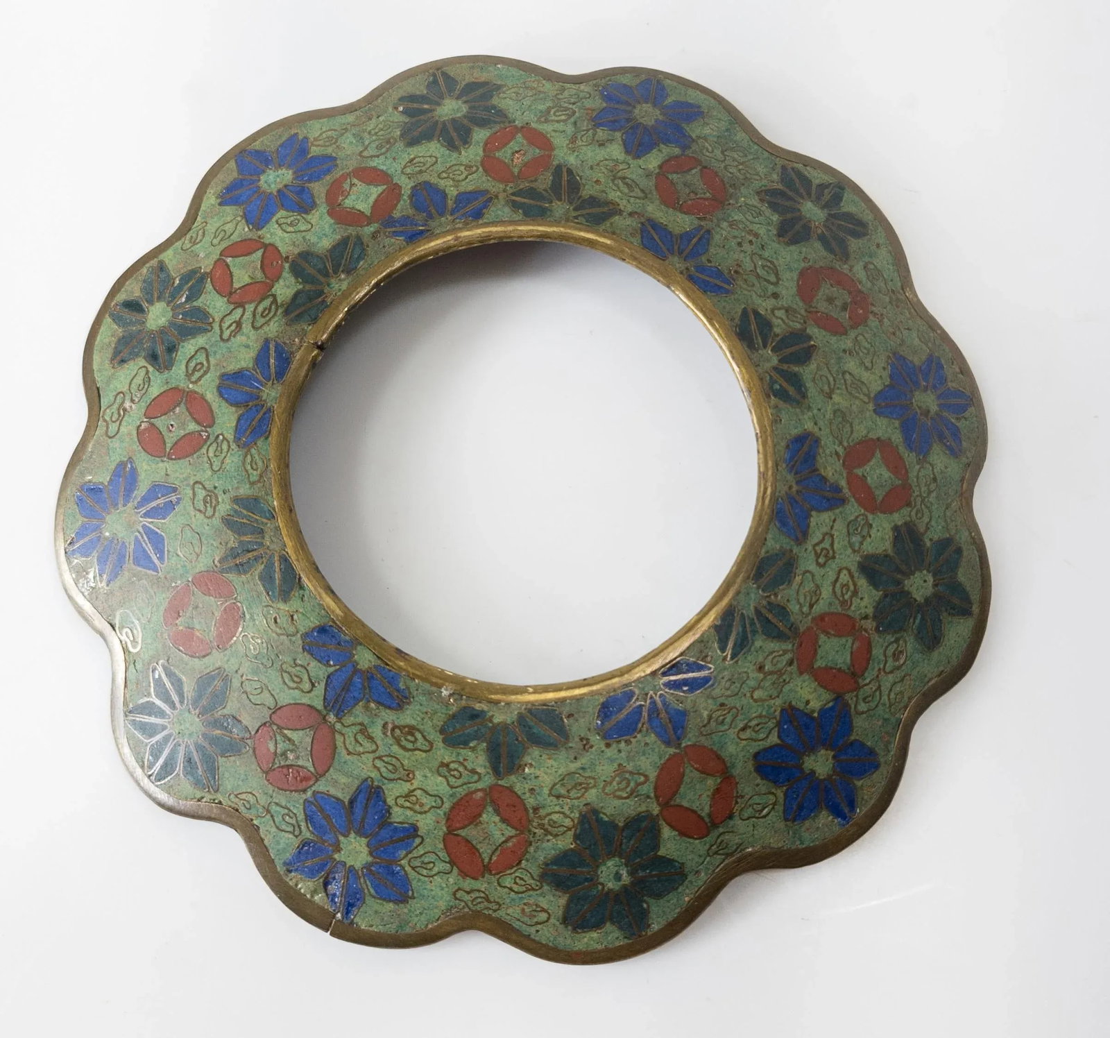 19th Century Japanese Edo Period Cloisonne Enamel Mallet Form Vase - 11