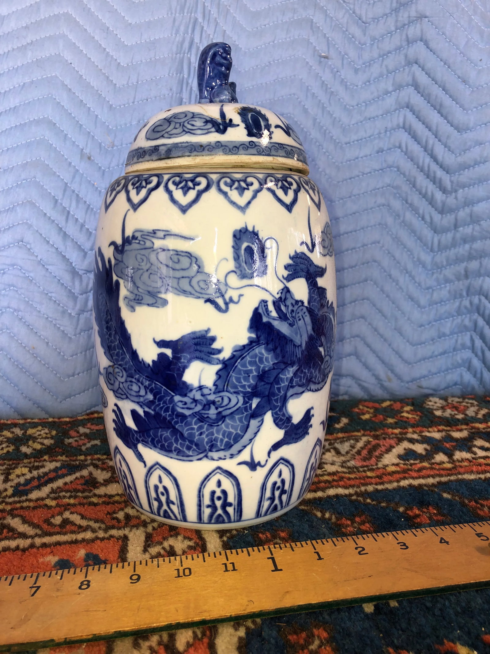 Vintage Chinese Ginger Jar - 10