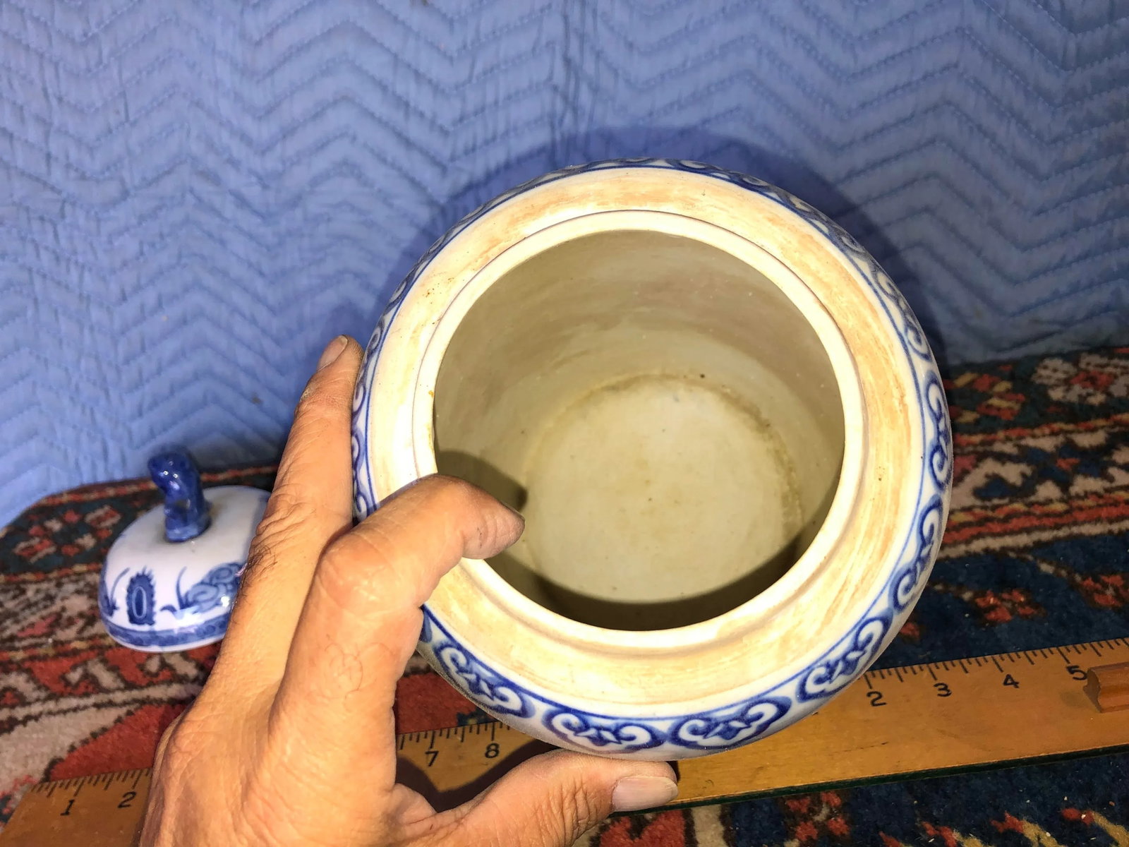 Vintage Chinese Ginger Jar - 8