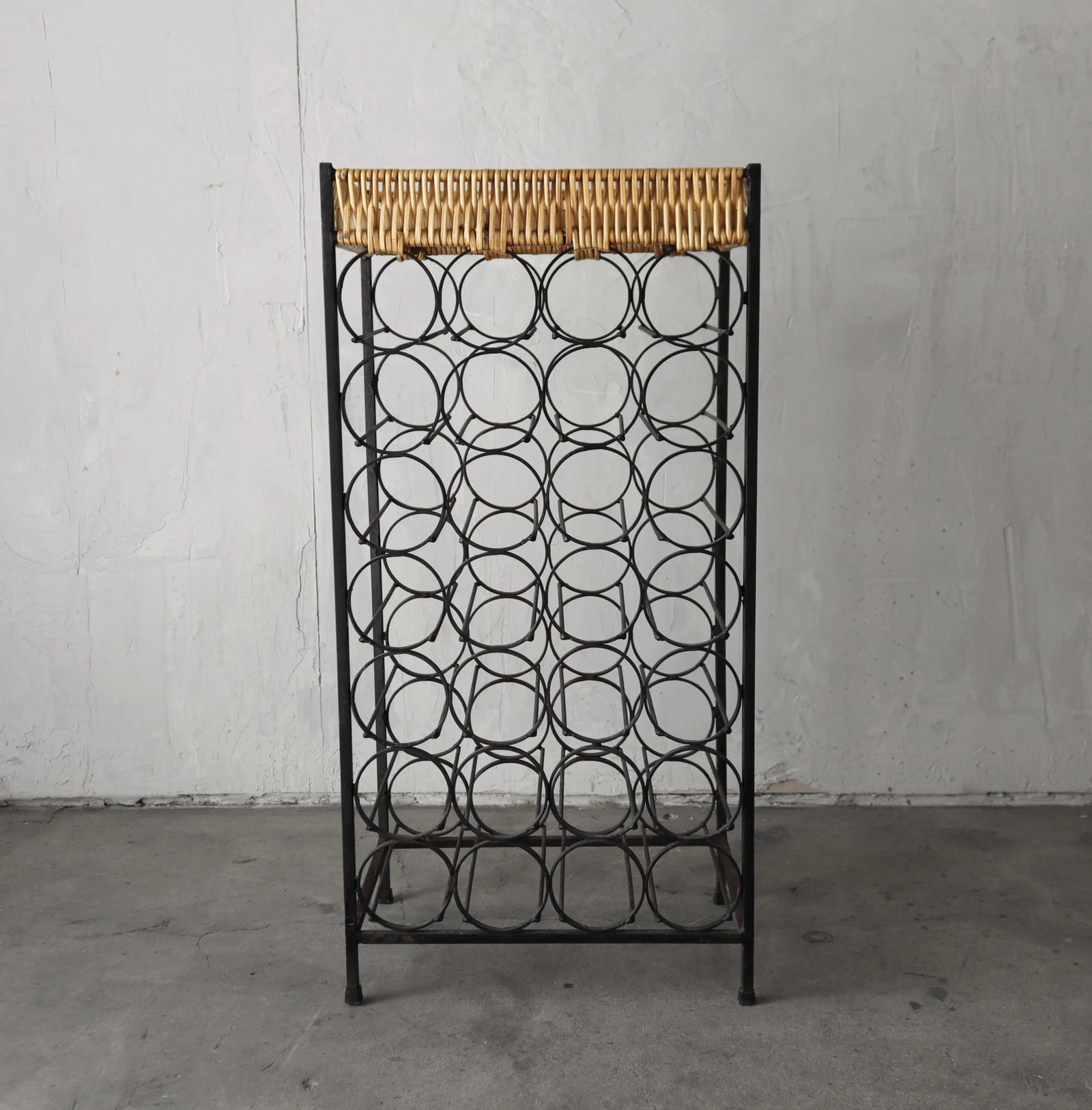 Mid Century Arthur Umanoff 28 Bottle Wine Rack - 3