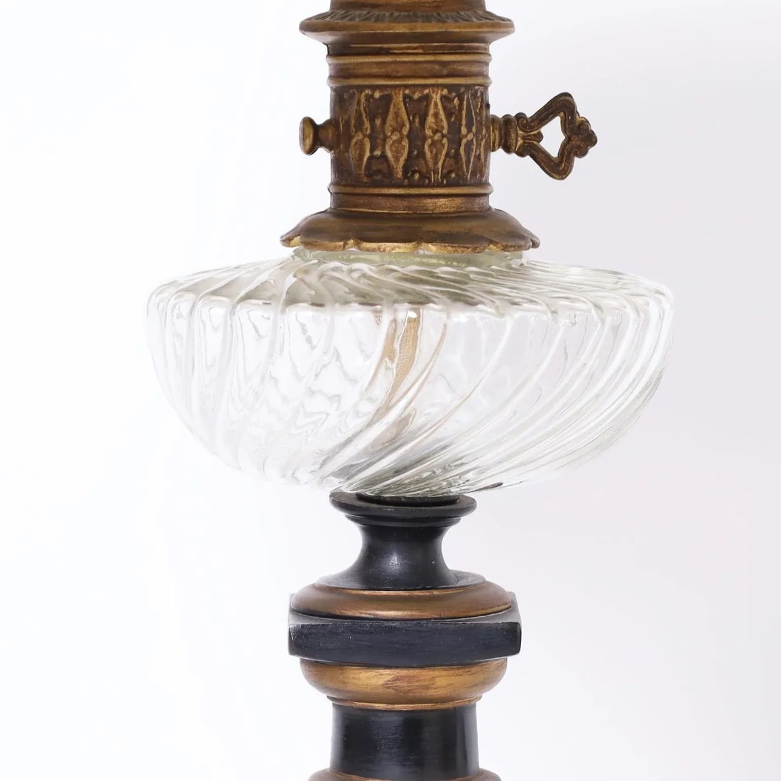 1930s Vintage English Tole Desk Lamp - 3