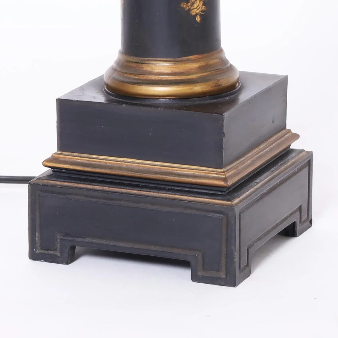 1930s Vintage English Tole Desk Lamp - 6