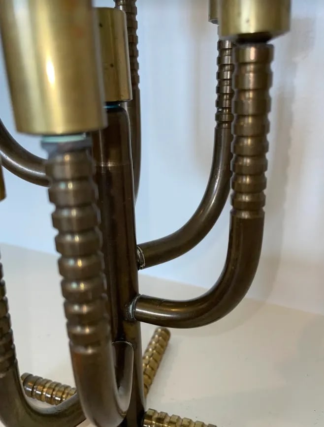 1910s Brass Candelabra - 7
