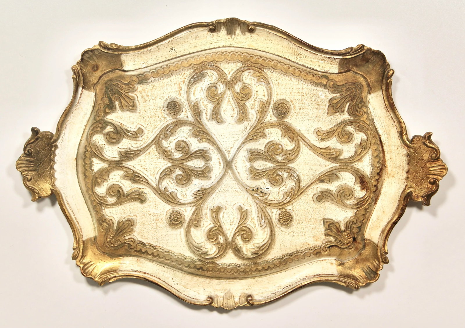 Mid Century Italian Florentine Gilded Tray - 10