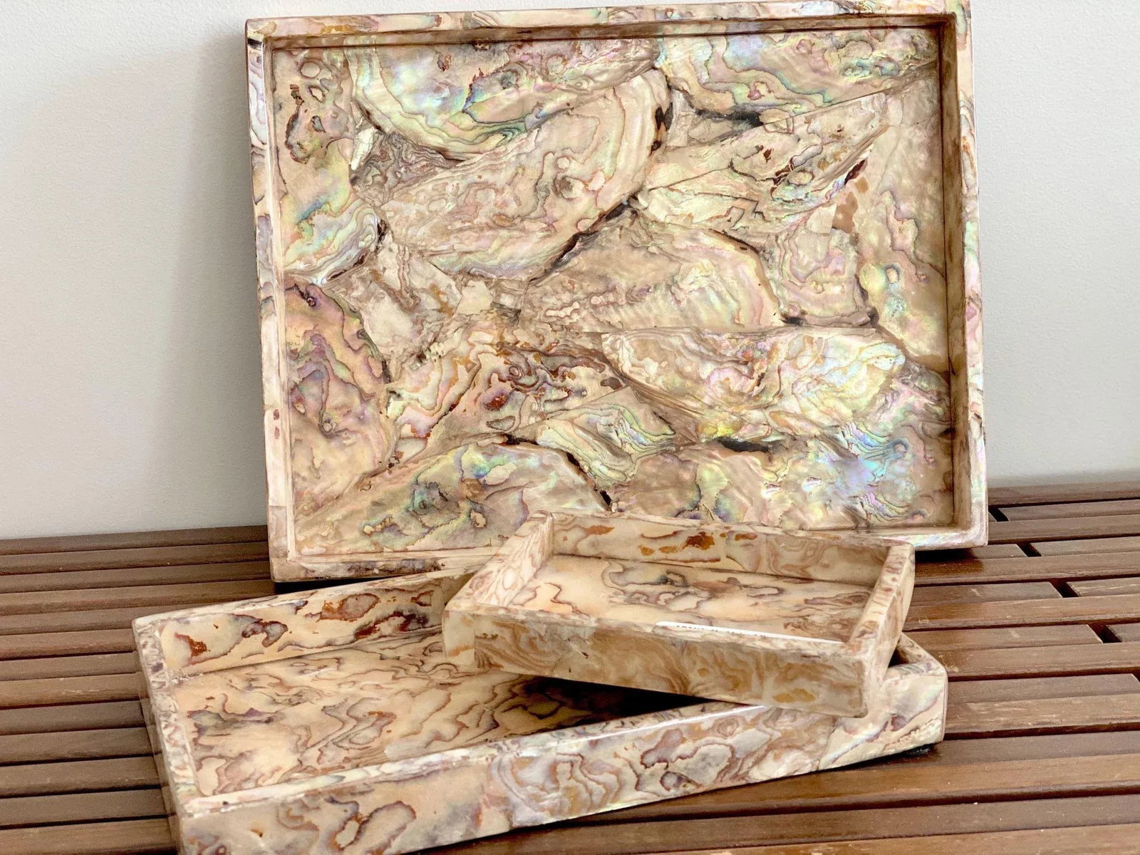 Pigeon & Poodle Adana Rectangular Nesting Trays - Set of 3 - 3