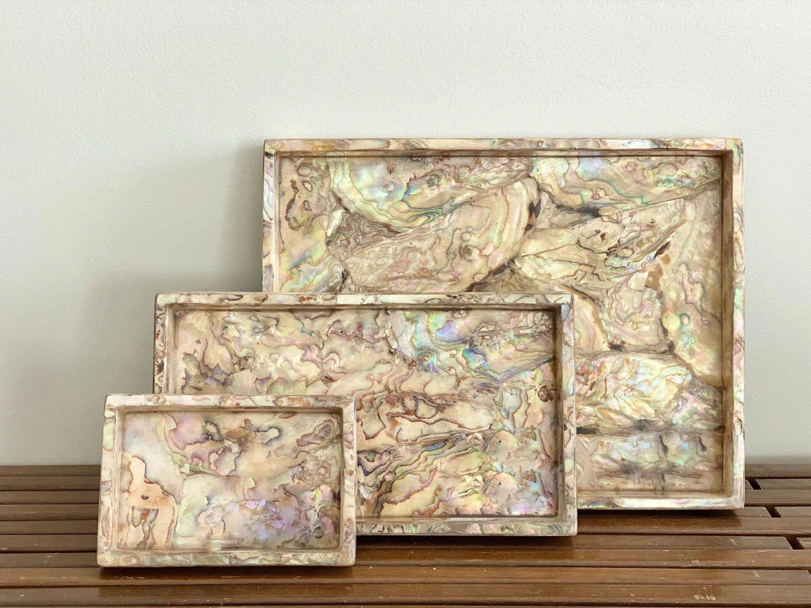 Pigeon & Poodle Adana Rectangular Nesting Trays - Set of 3 - 5