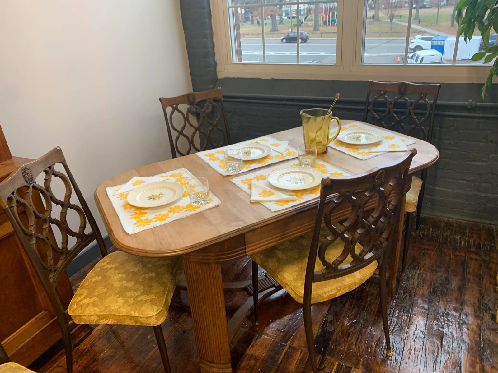 1920s Spode's Billingsley Rose Yellow Luncheon Plates- Set of 10 - 6