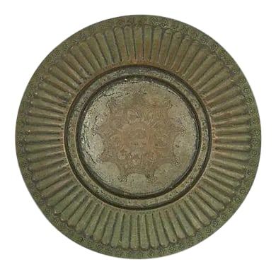 Antique Copper Elephant Bowl: Antique hand-crafted copper bowl with engraved elephant center motif and scalloped rim detail. Stamped mark reads "China". Condition: Alterations: Original Condition Unaltered Imperfections: Some