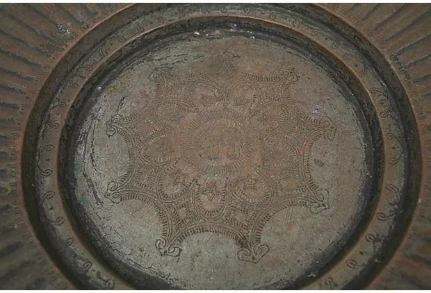 Antique Copper Elephant Bowl - 6