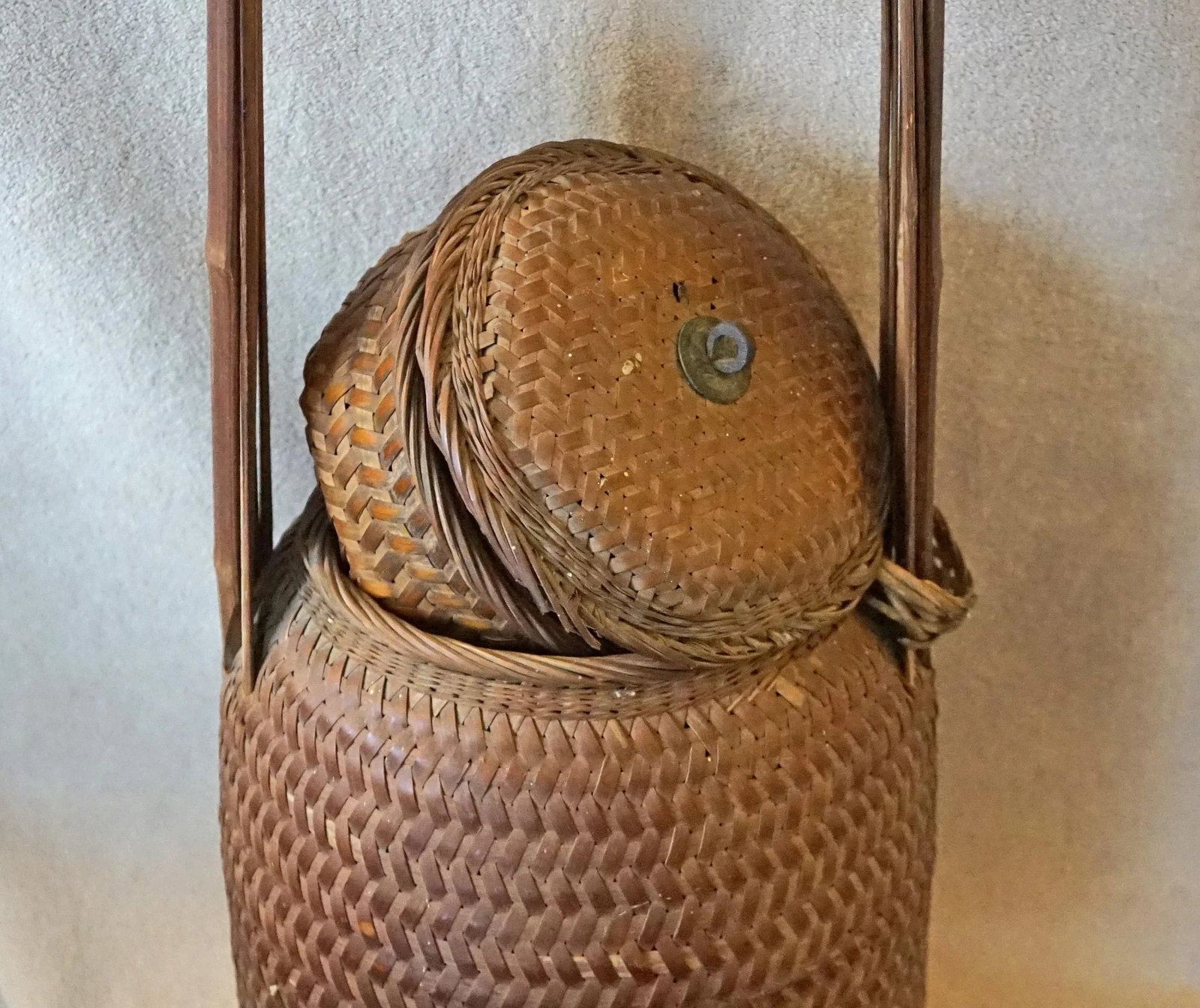 Late 19th Century Antique Chinese Storage Basket - 3