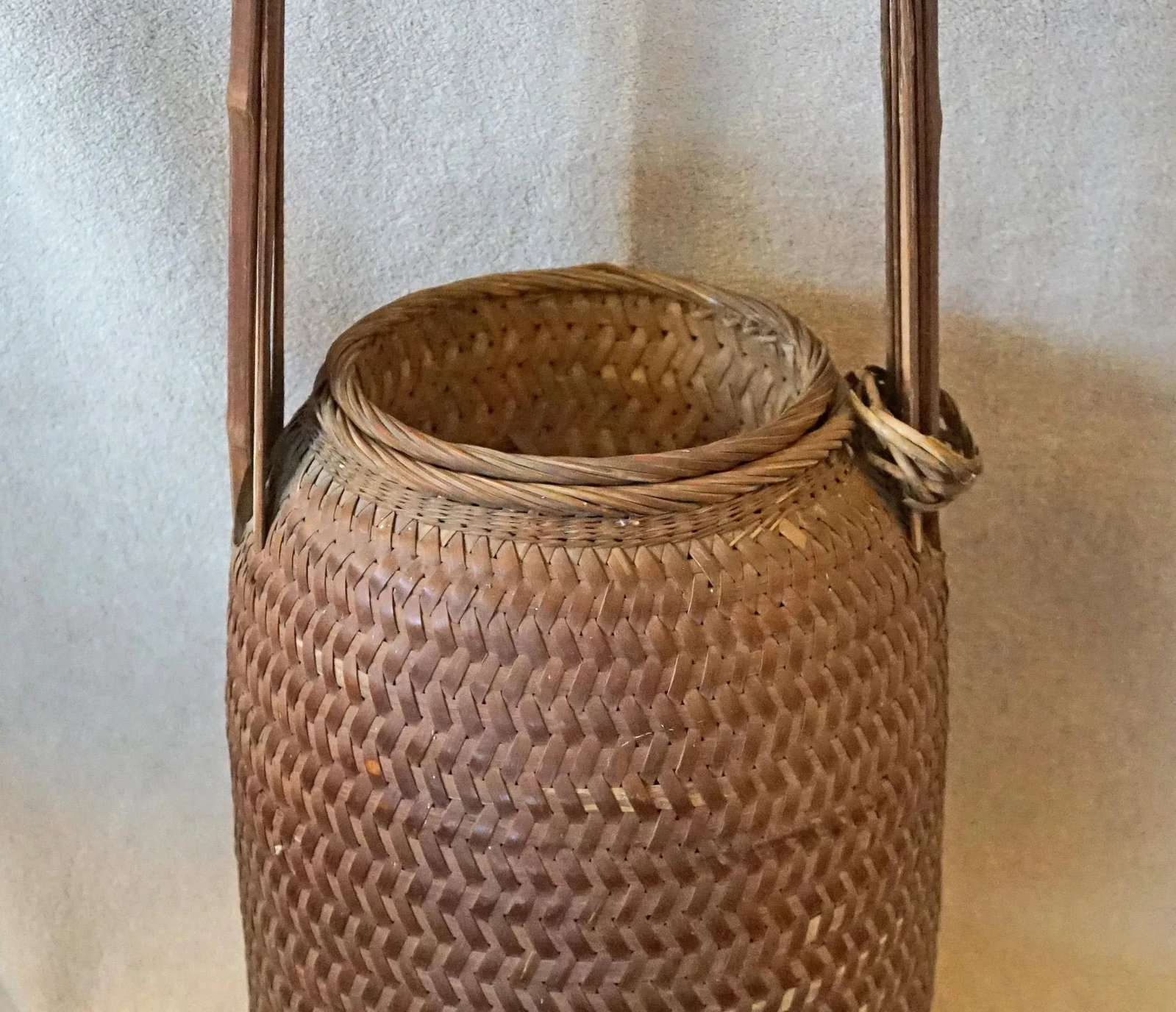 Late 19th Century Antique Chinese Storage Basket - 4