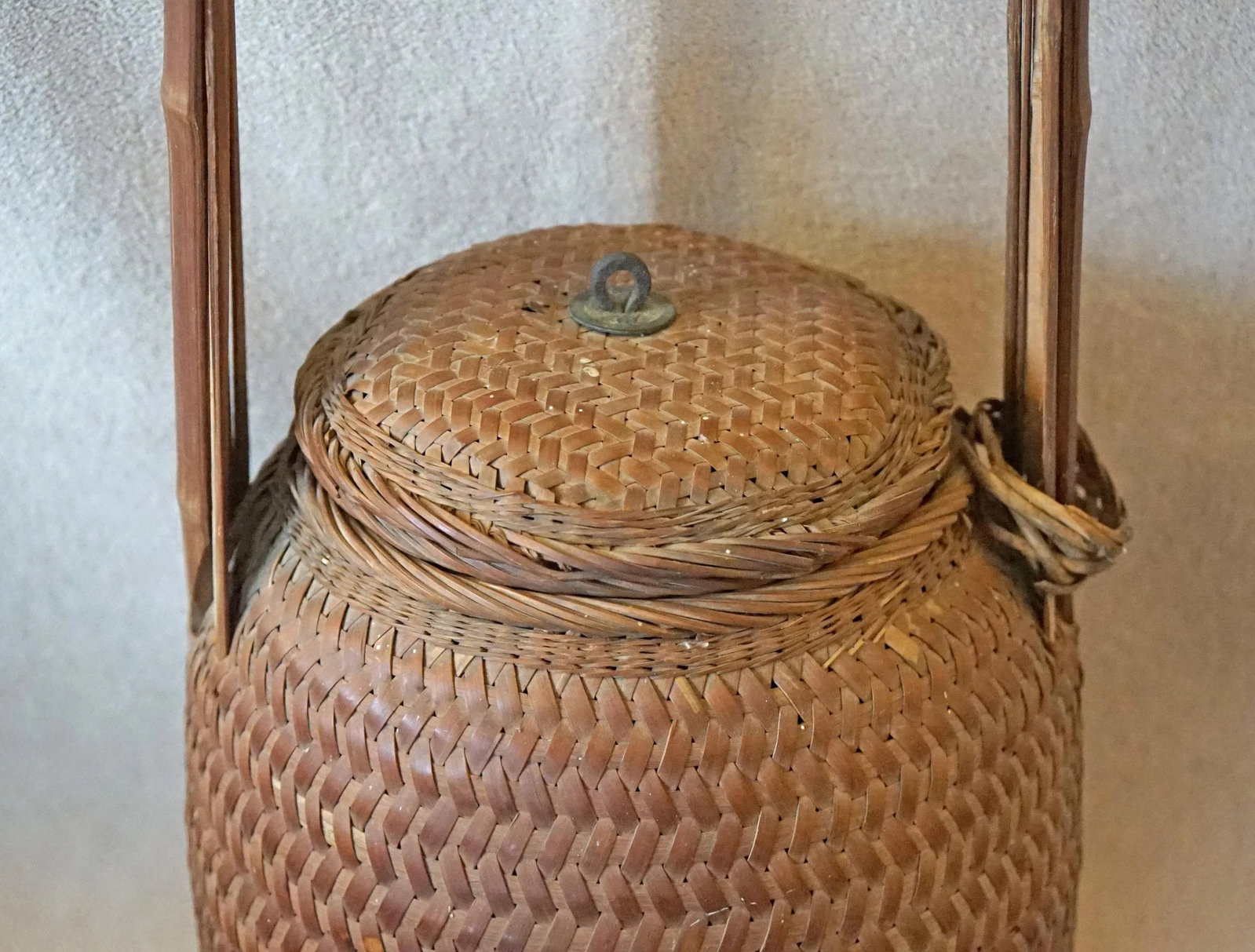 Late 19th Century Antique Chinese Storage Basket - 5