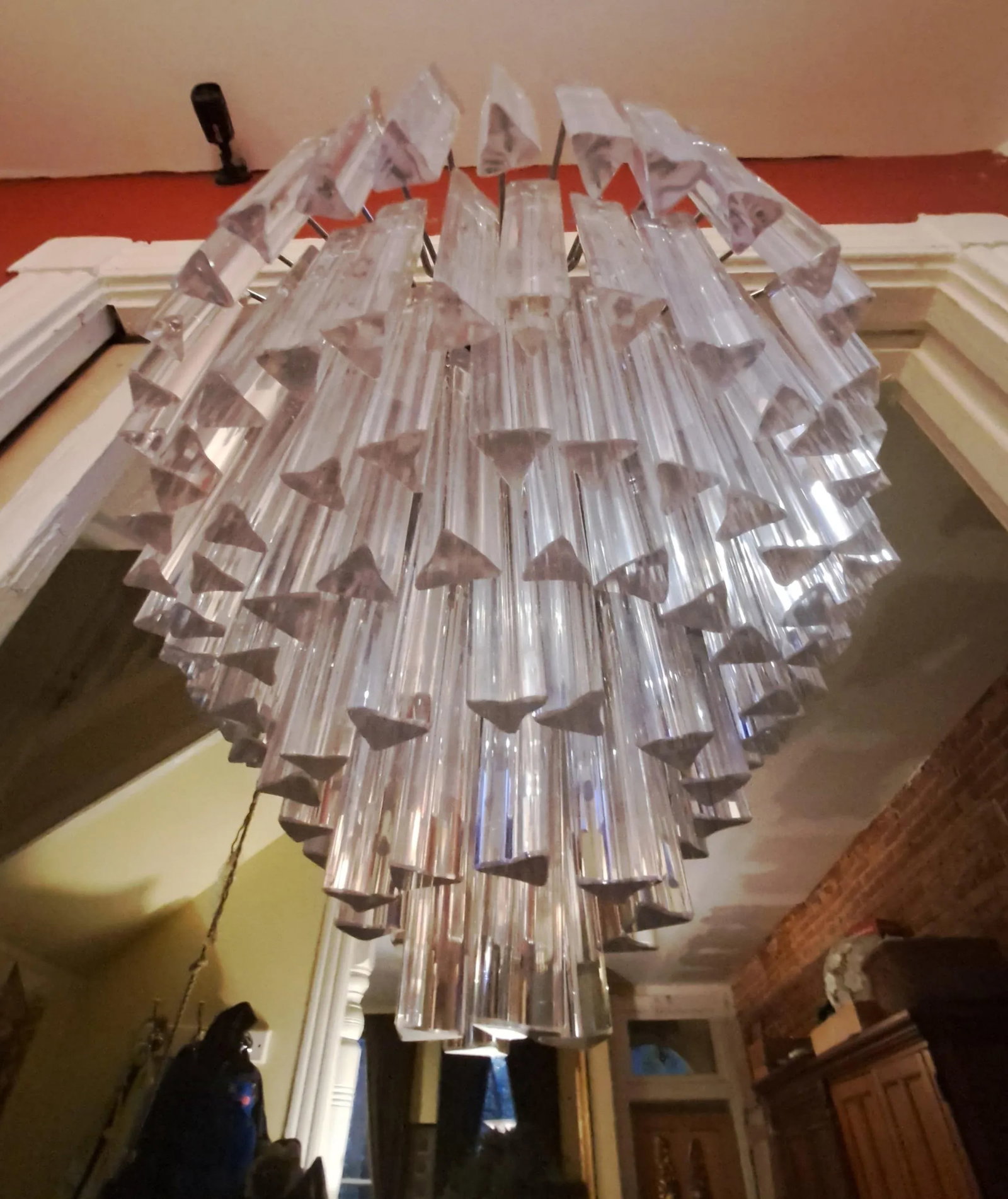 Mid-Century Modern Venini Murano Wedding Cake Chandelier - 6