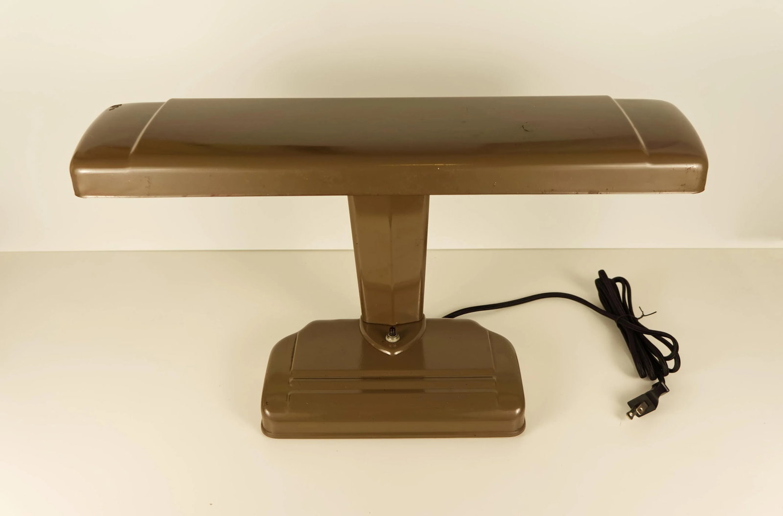 Art Deco Style Industrial Era Metal Desk Lamp Rewired - 12