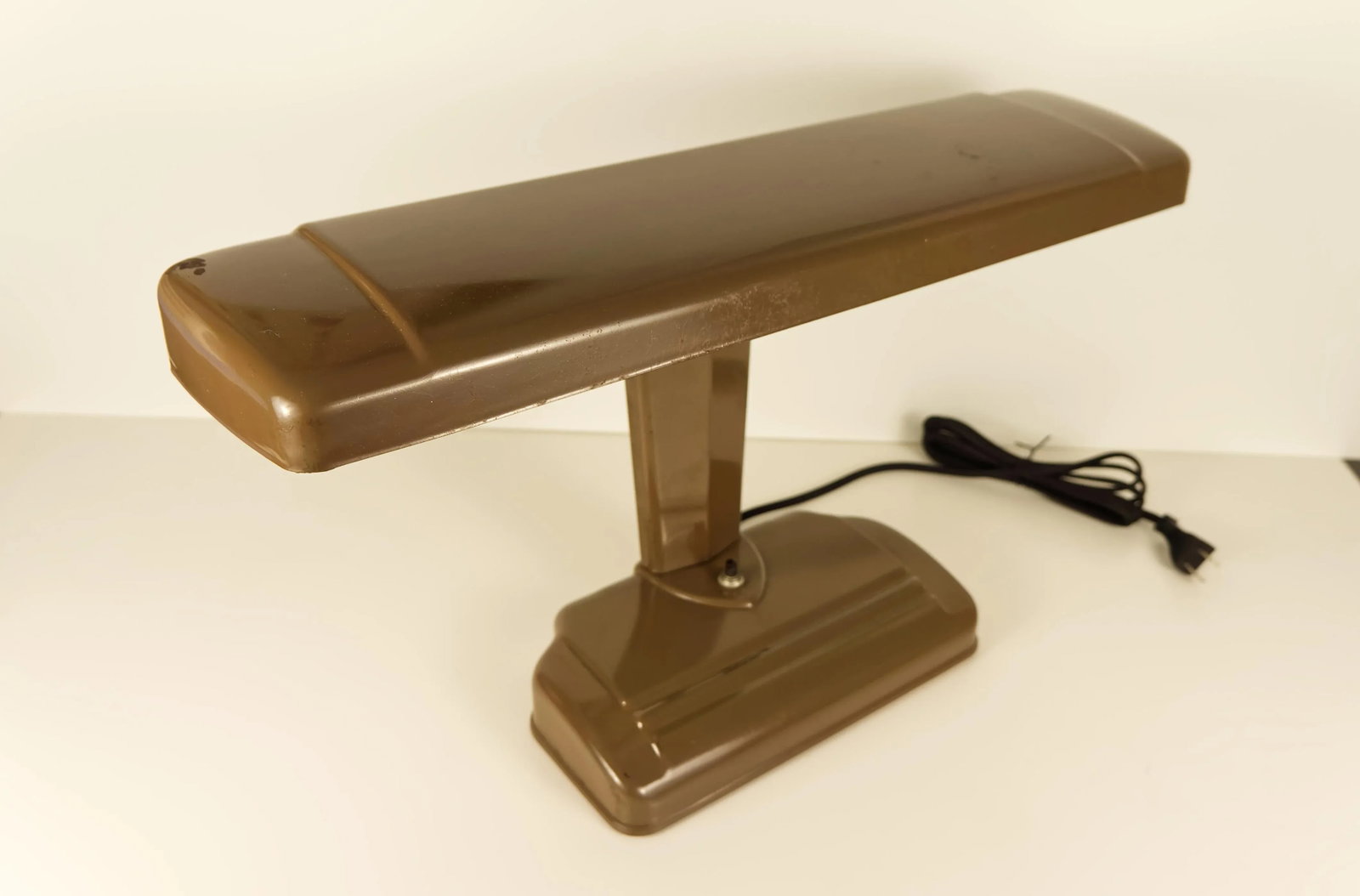 Art Deco Style Industrial Era Metal Desk Lamp Rewired - 2