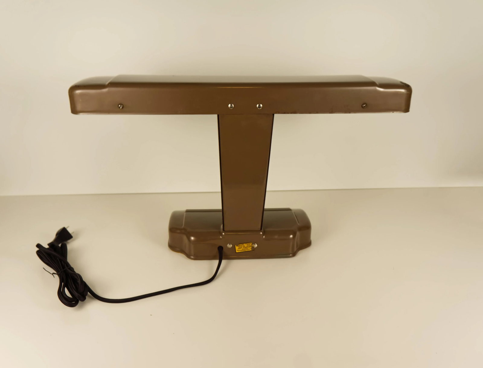 Art Deco Style Industrial Era Metal Desk Lamp Rewired - 3