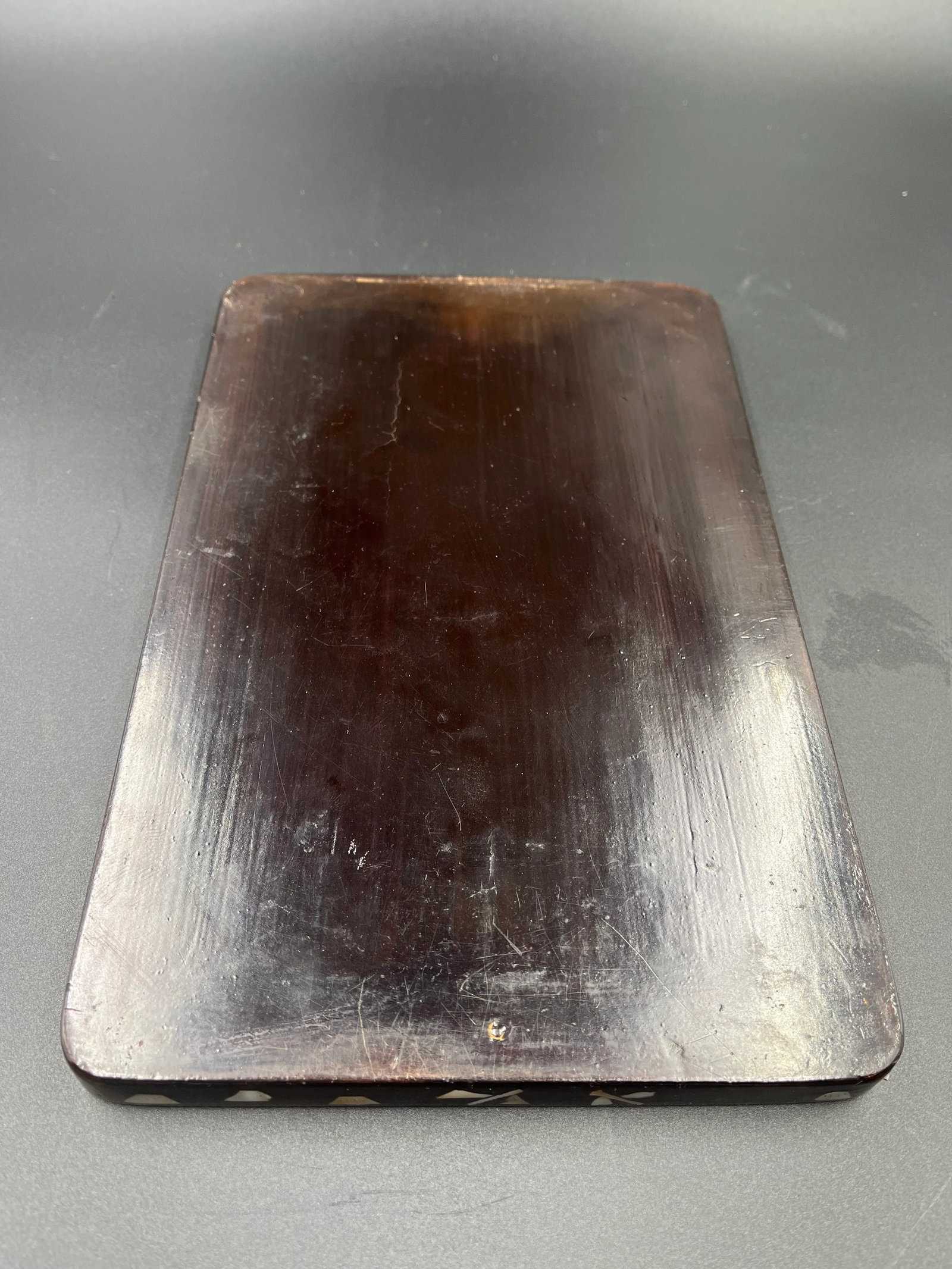 Late 19th Century Chinoiserie Mother of Pearl Inlaid Tray - 9