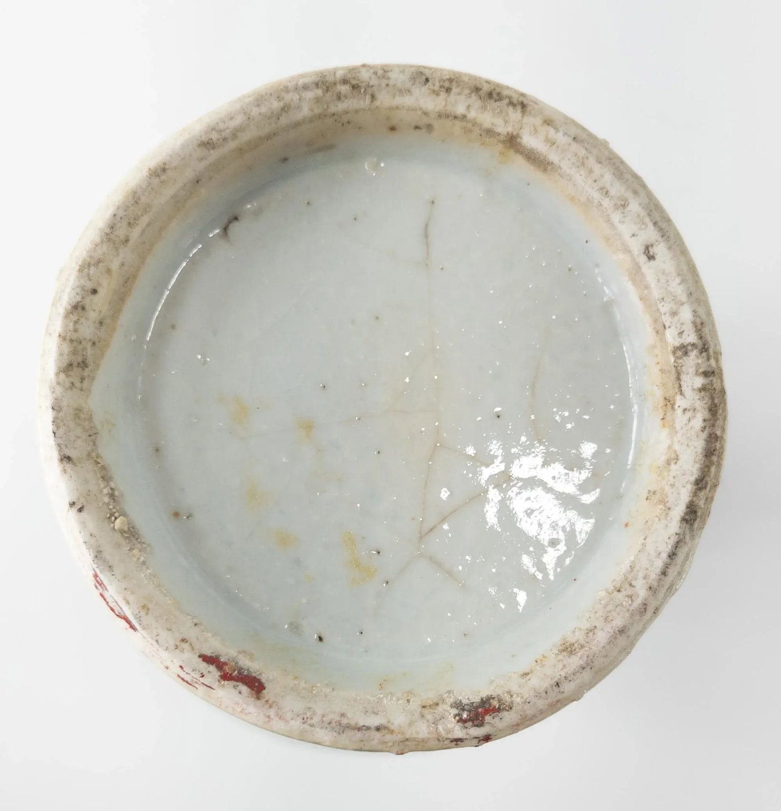 Early 20th Century Chinese Pale Celadon and Underglaze Blue Vase - 10