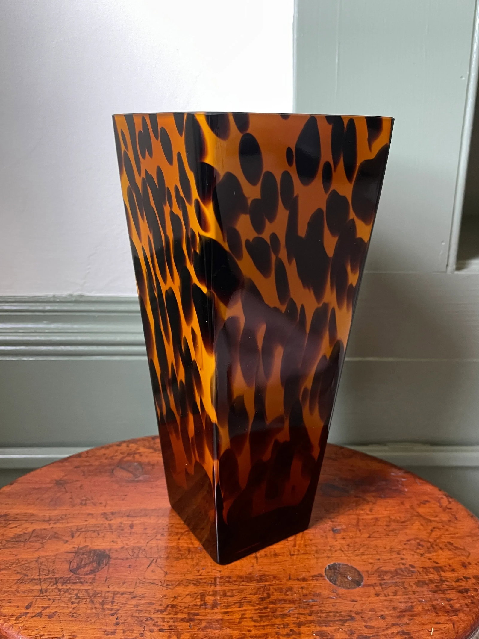 Vintage Bombay Company Glass Tortoise Vase - 2