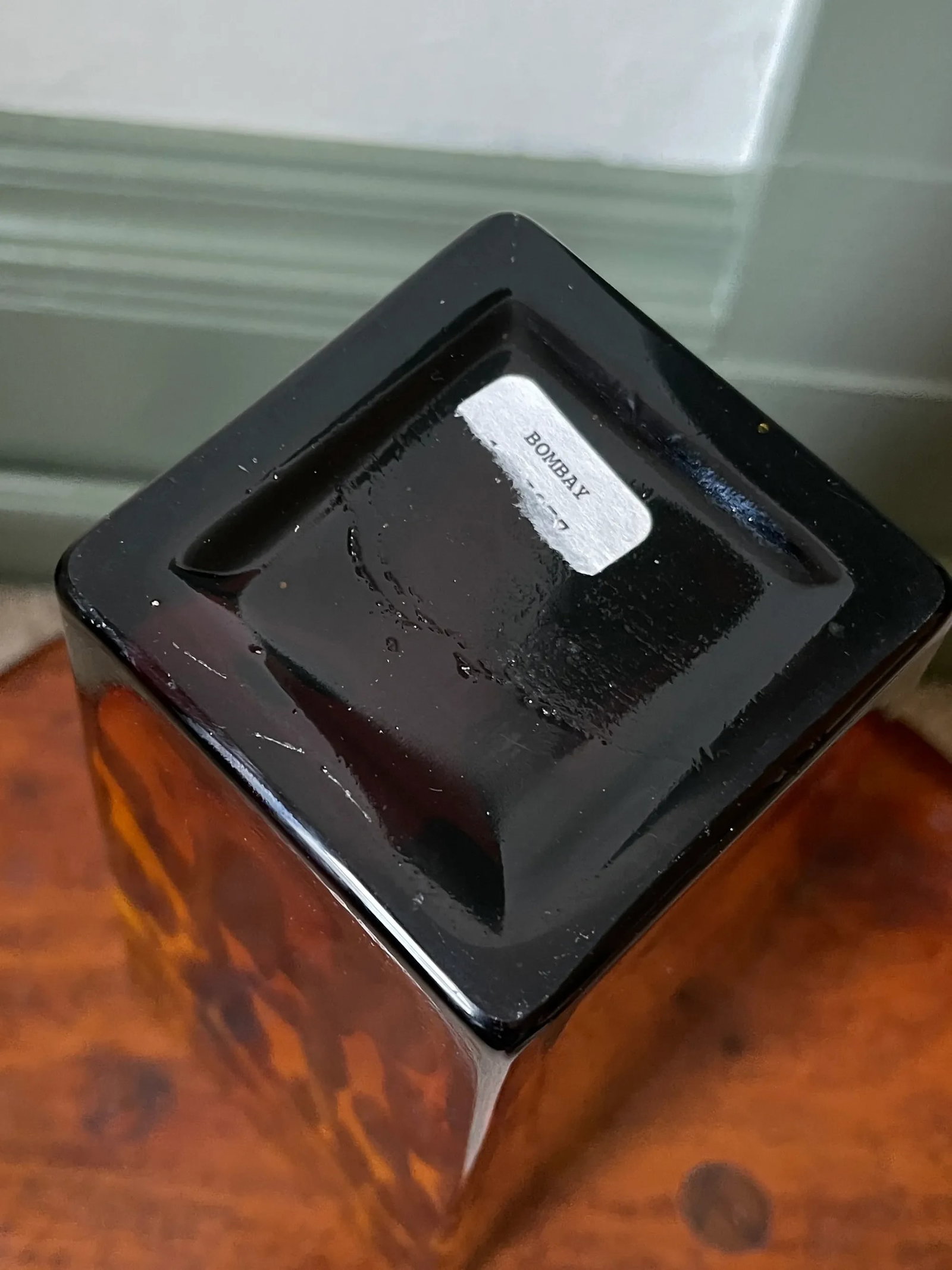 Vintage Bombay Company Glass Tortoise Vase - 8