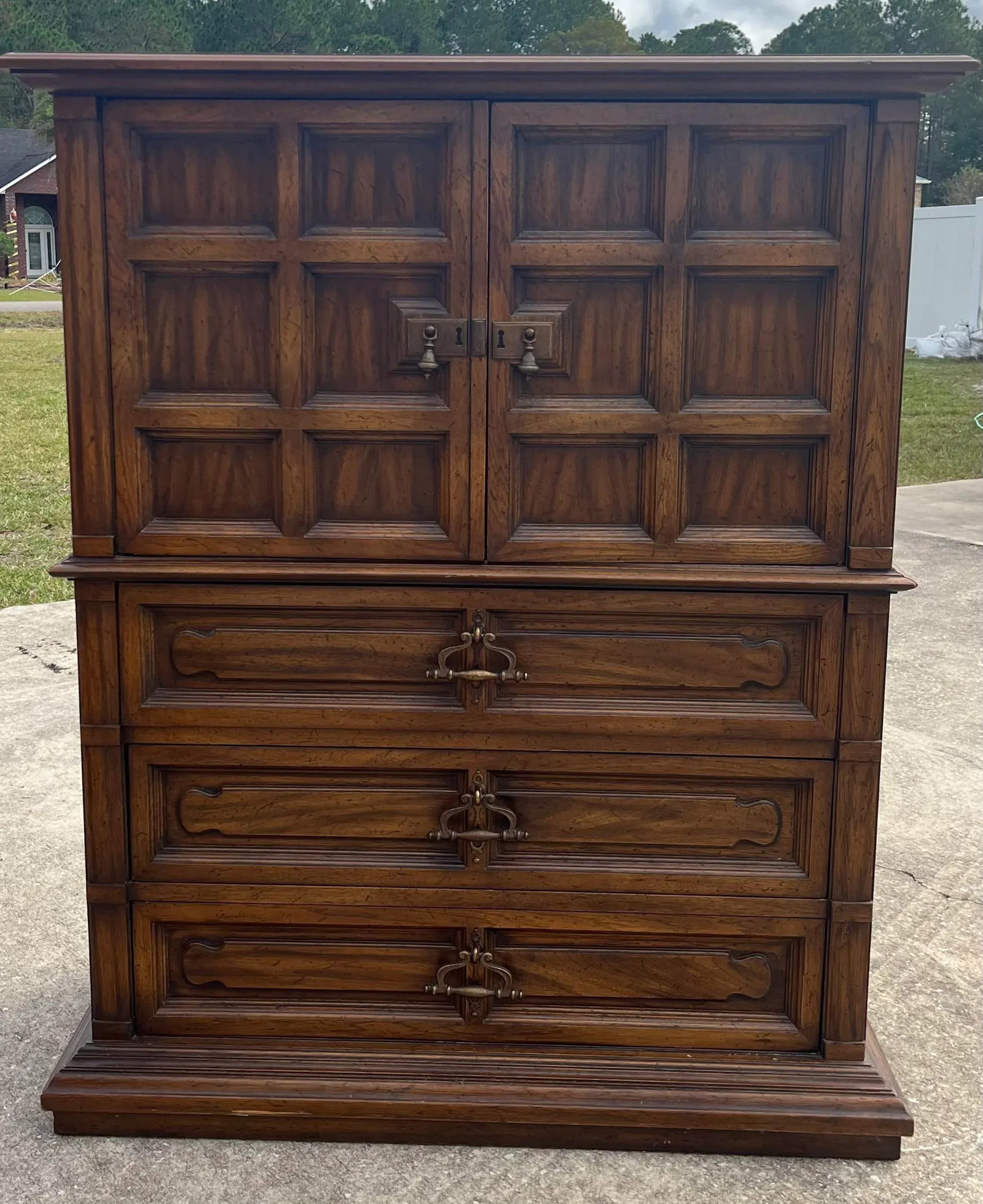 1970s Drexel Heritage Highboy - 2