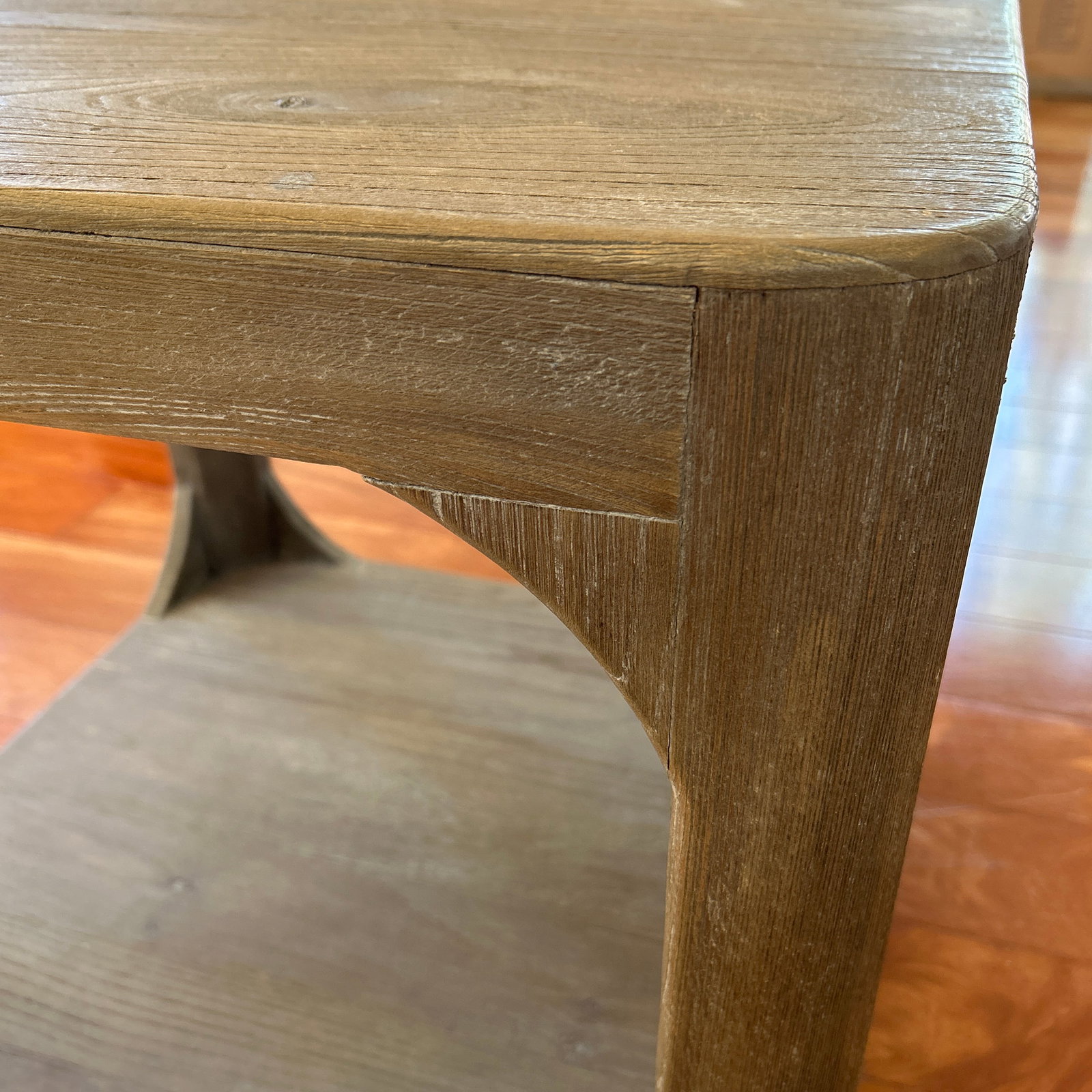 Restoration Hardware Martens Elm Square Side Table - 5