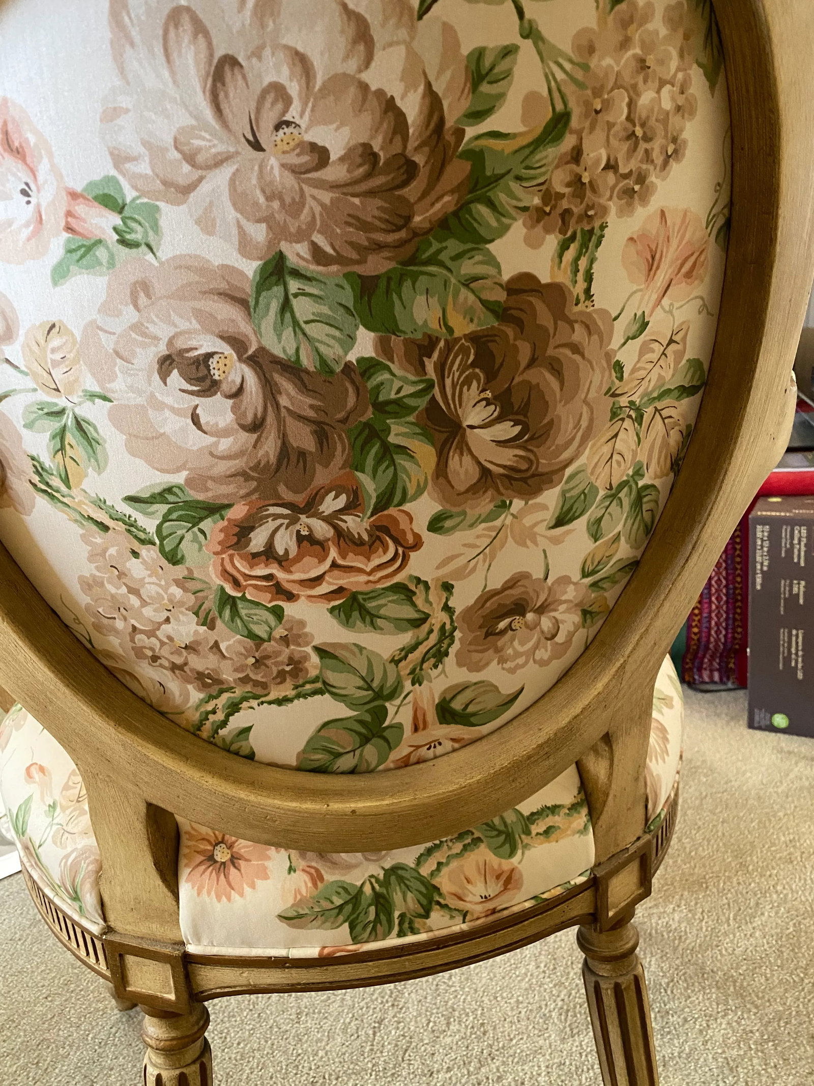 2000s Hickory White Louis XIV Accent Chair - 4