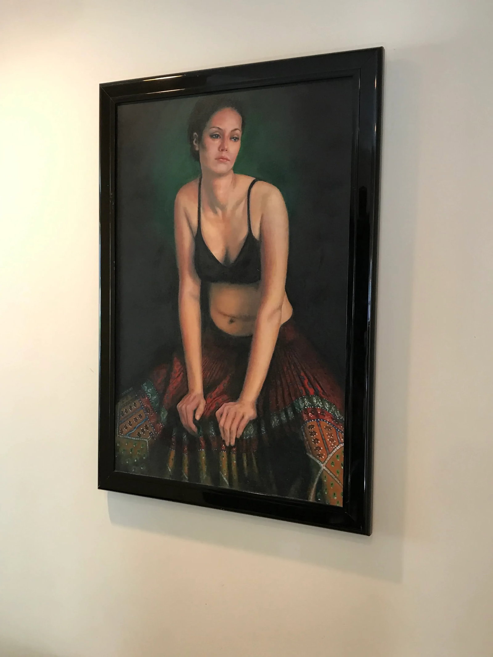 2007 Realist Oil on Canvas Portrait Painting by Al Zerries, Framed - 3