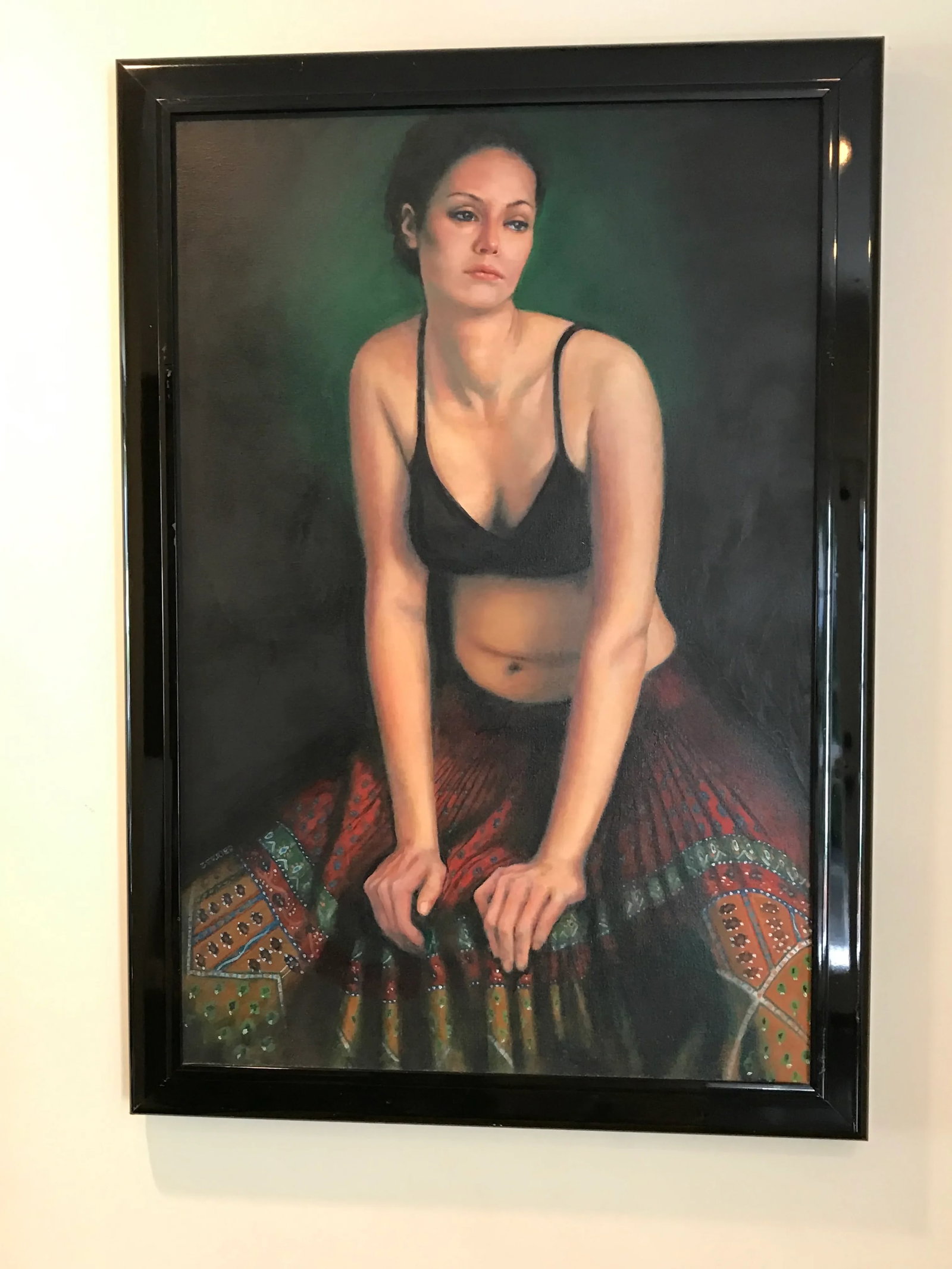 2007 Realist Oil on Canvas Portrait Painting by Al Zerries, Framed - 4