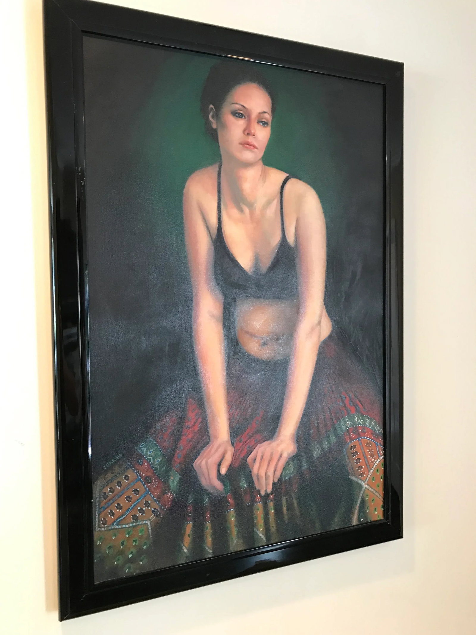 2007 Realist Oil on Canvas Portrait Painting by Al Zerries, Framed - 5