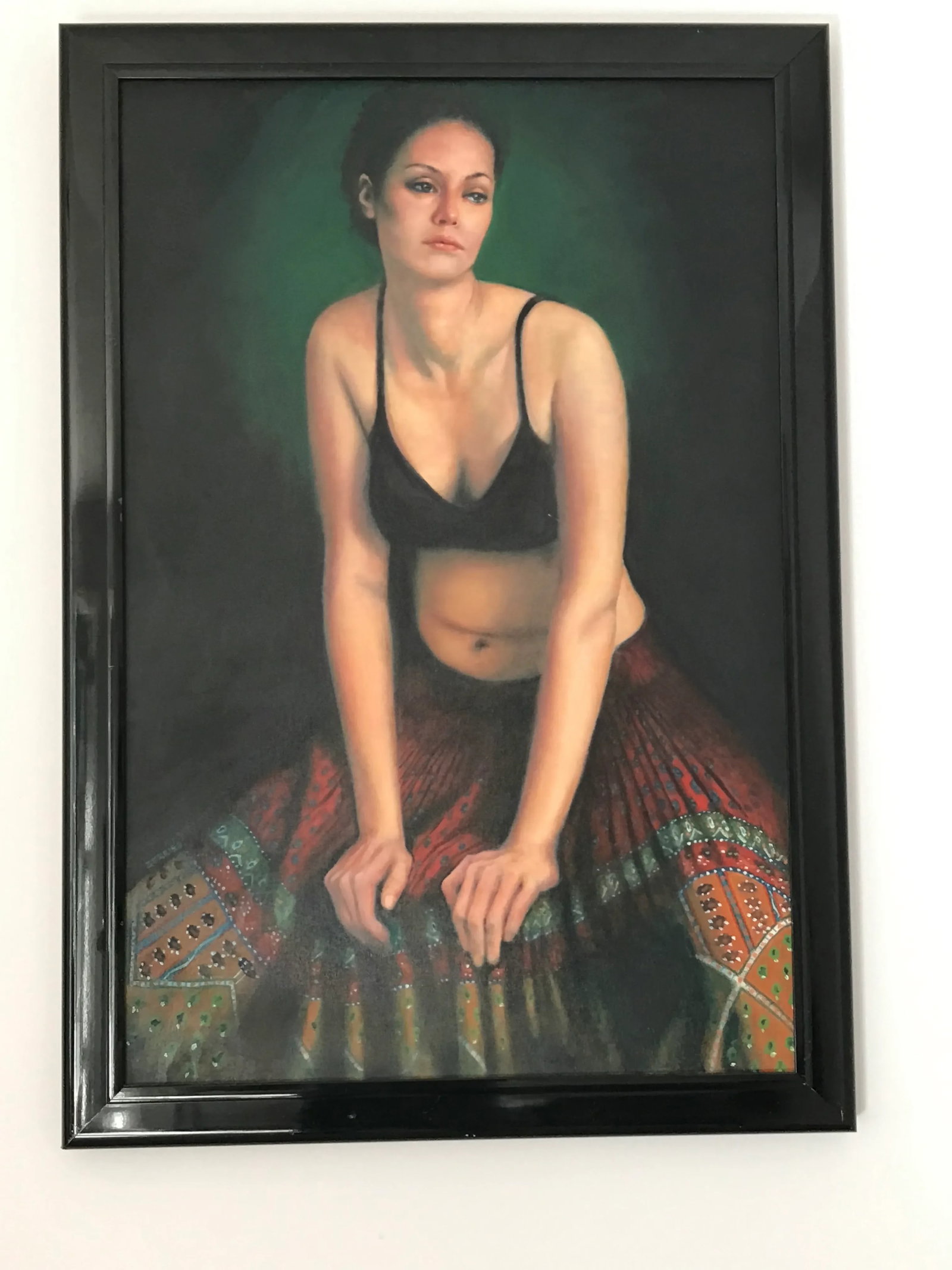 2007 Realist Oil on Canvas Portrait Painting by Al Zerries, Framed - 7