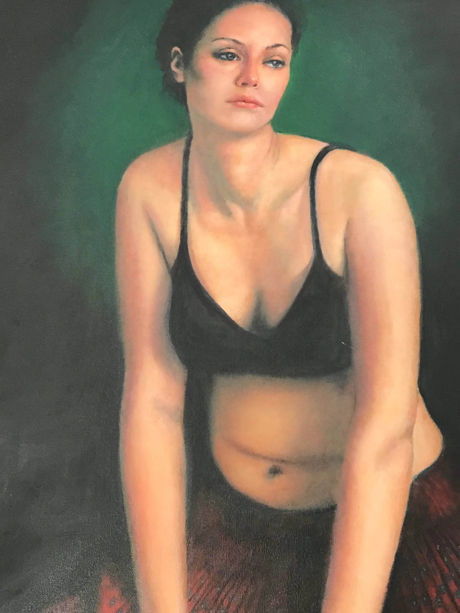 2007 Realist Oil on Canvas Portrait Painting by Al Zerries, Framed - 8