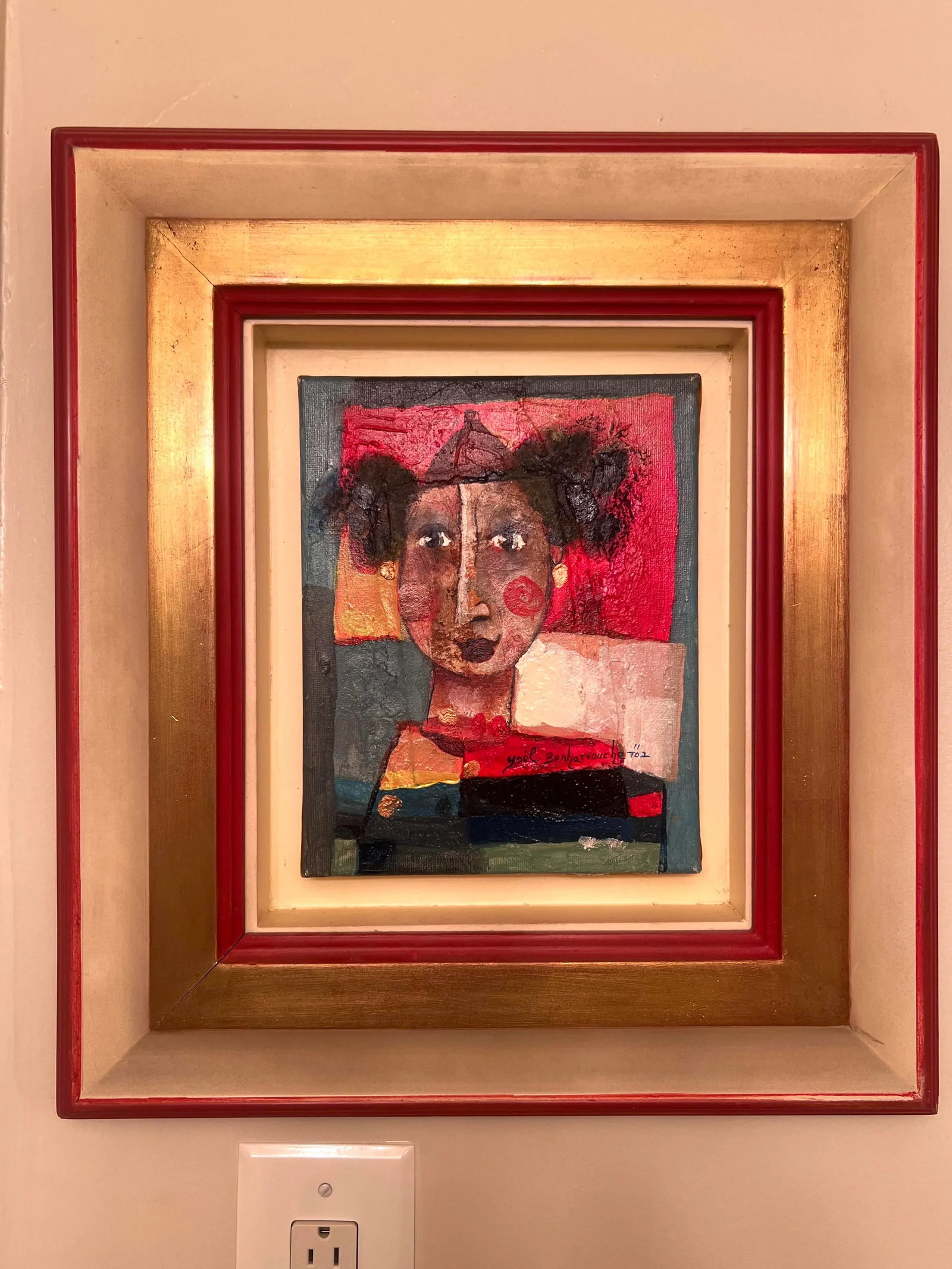 Yoel Bennarouche Original Painting 'Le Regard De L'enfant' (The Gaze of a Child) - 6