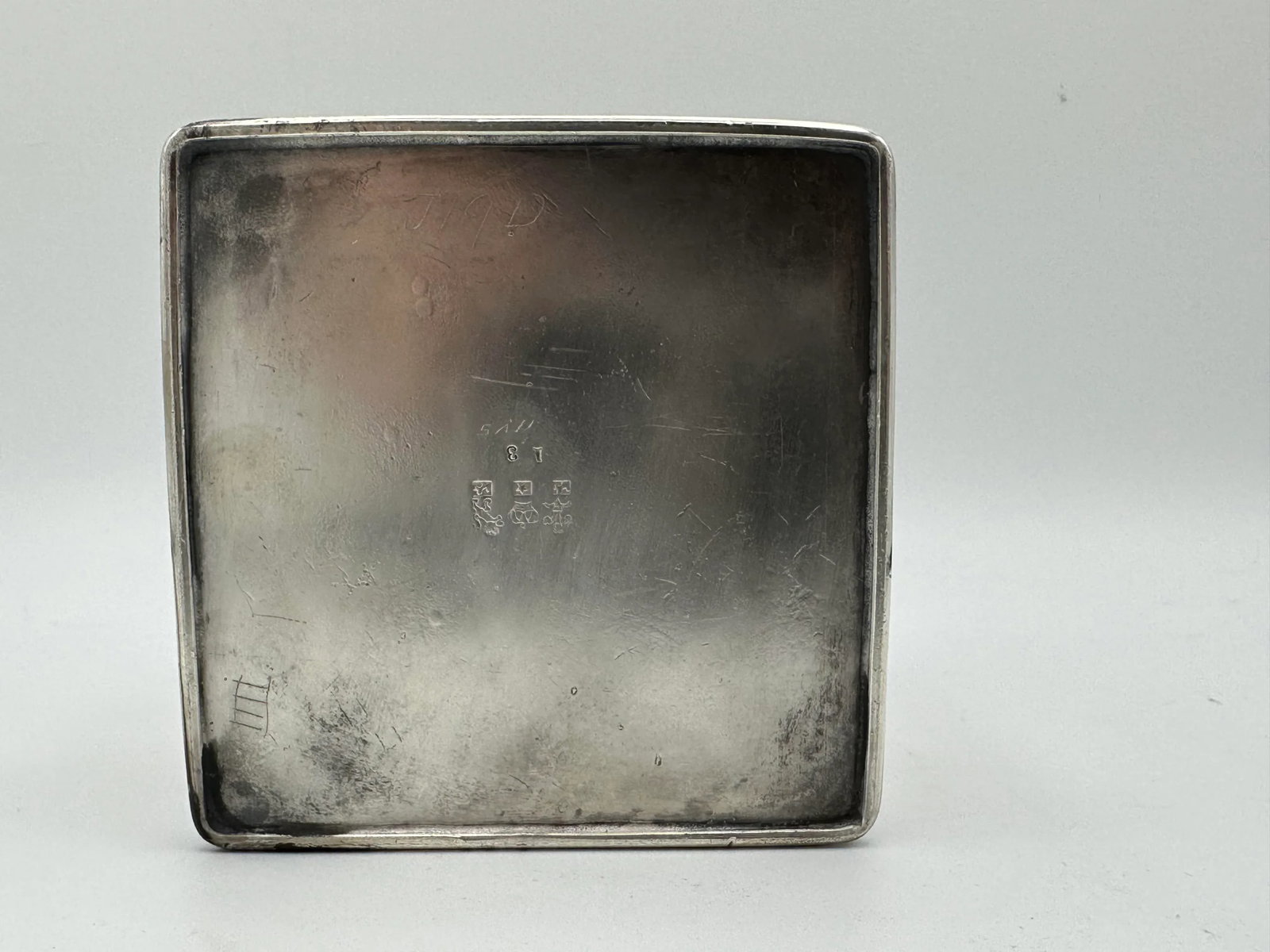 Antique Tea Cannister Silver Plate E.B Webster & Son Usa 1886-1928 - 5