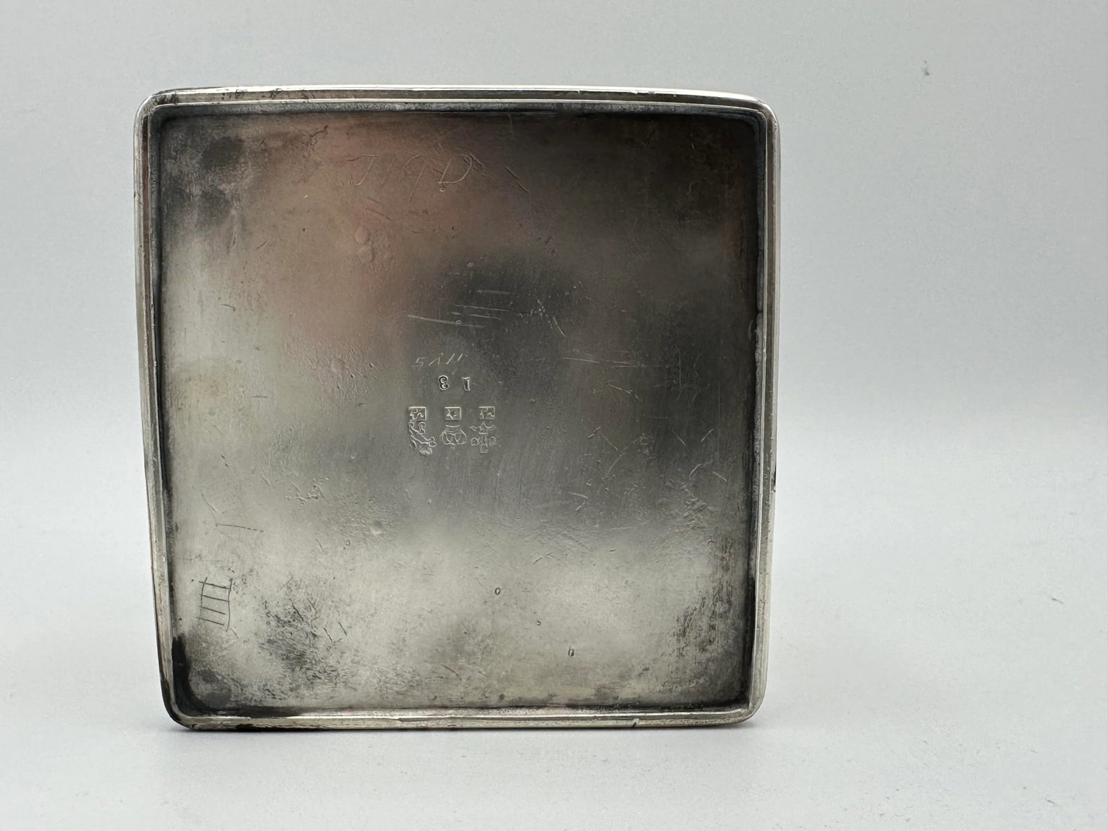 Antique Tea Cannister Silver Plate E.B Webster & Son Usa 1886-1928 - 6