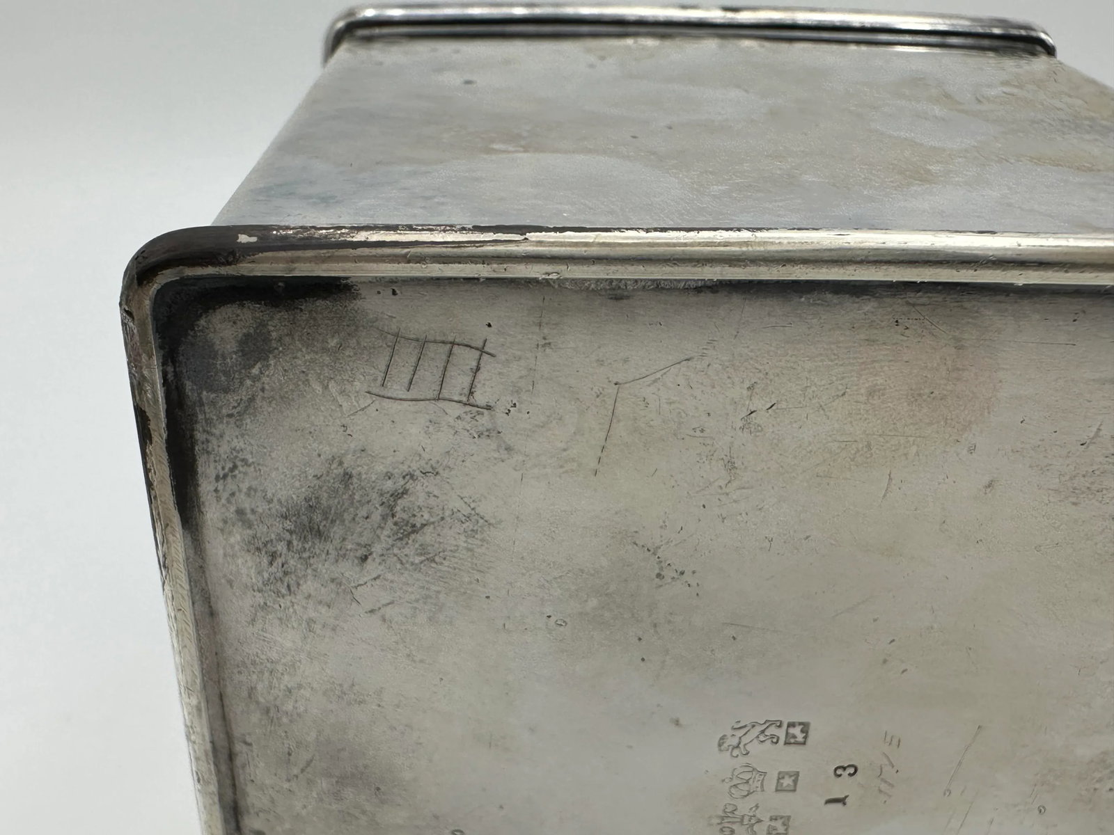 Antique Tea Cannister Silver Plate E.B Webster & Son Usa 1886-1928 - 8