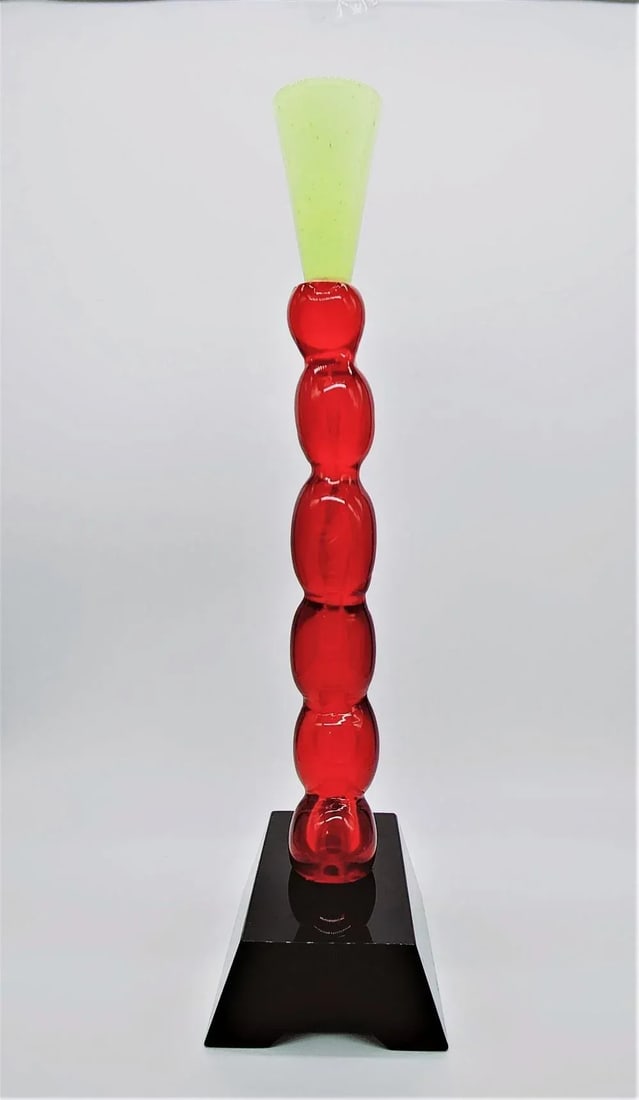 1980s Peter Shire for Vistosi Limited Edition Murano Glass Sculpture - 4
